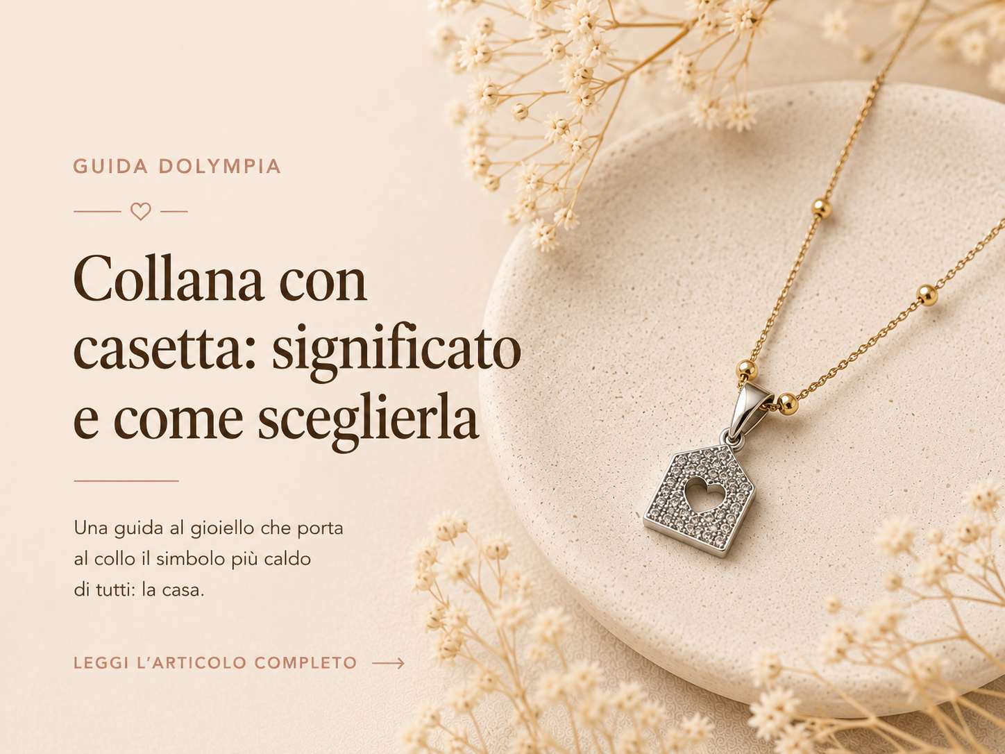 Collana con casetta: significato e come sceglierla