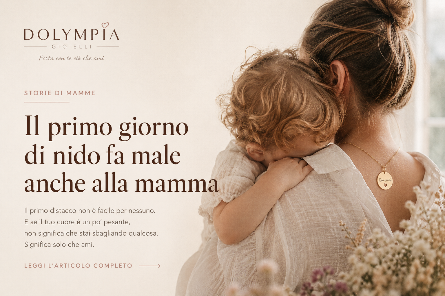 Primo giorno di nido: distacco senza sensi di colpa