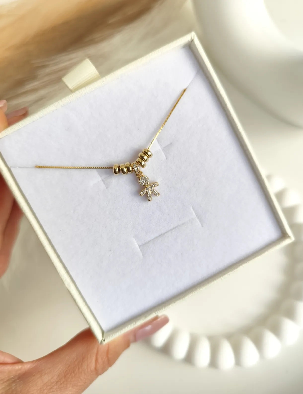 Collana Baby Charms Gold Con Rondelle - Filo Singolo