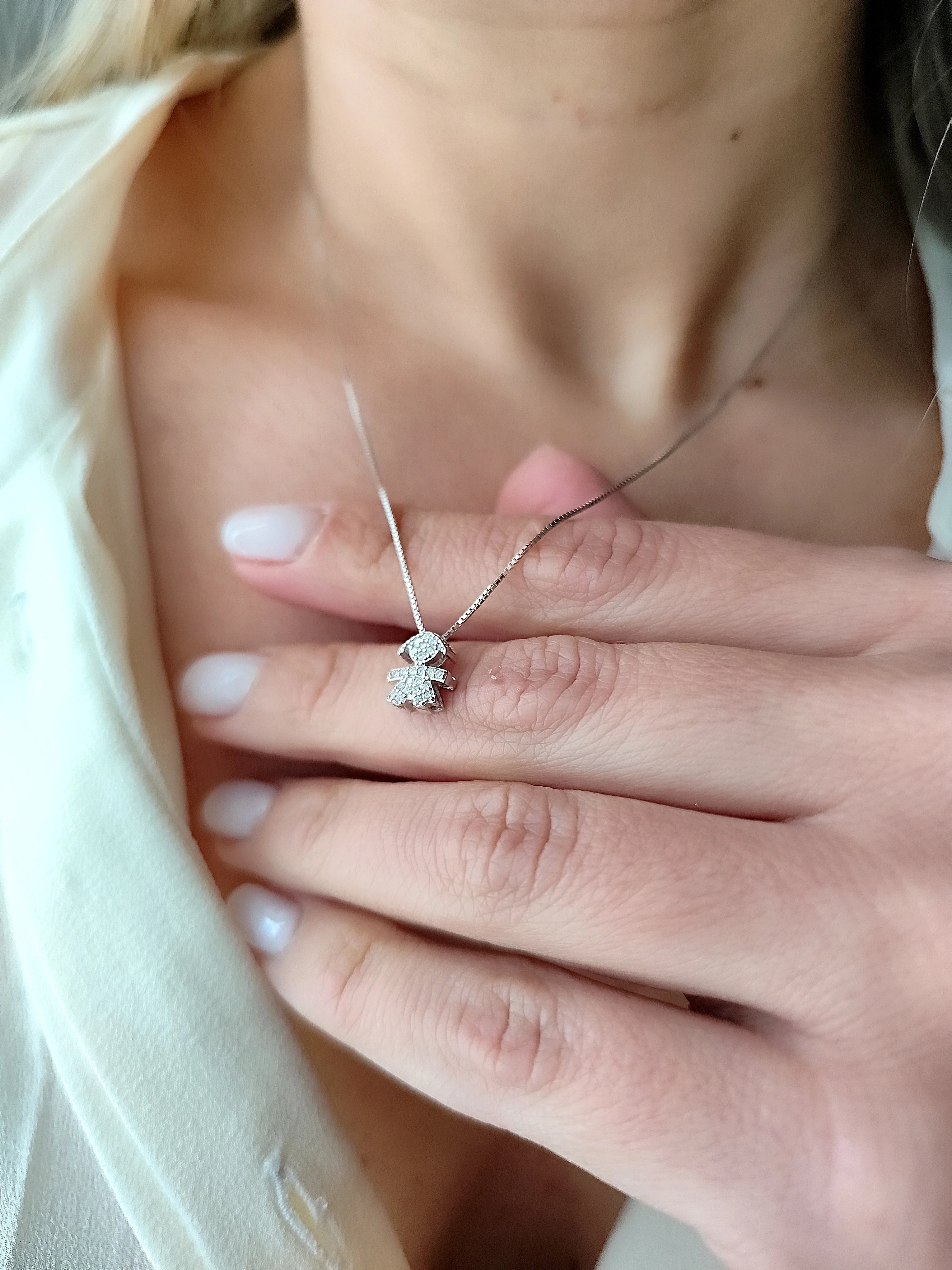 Collana Baby Charm Singolo - Filo Singolo