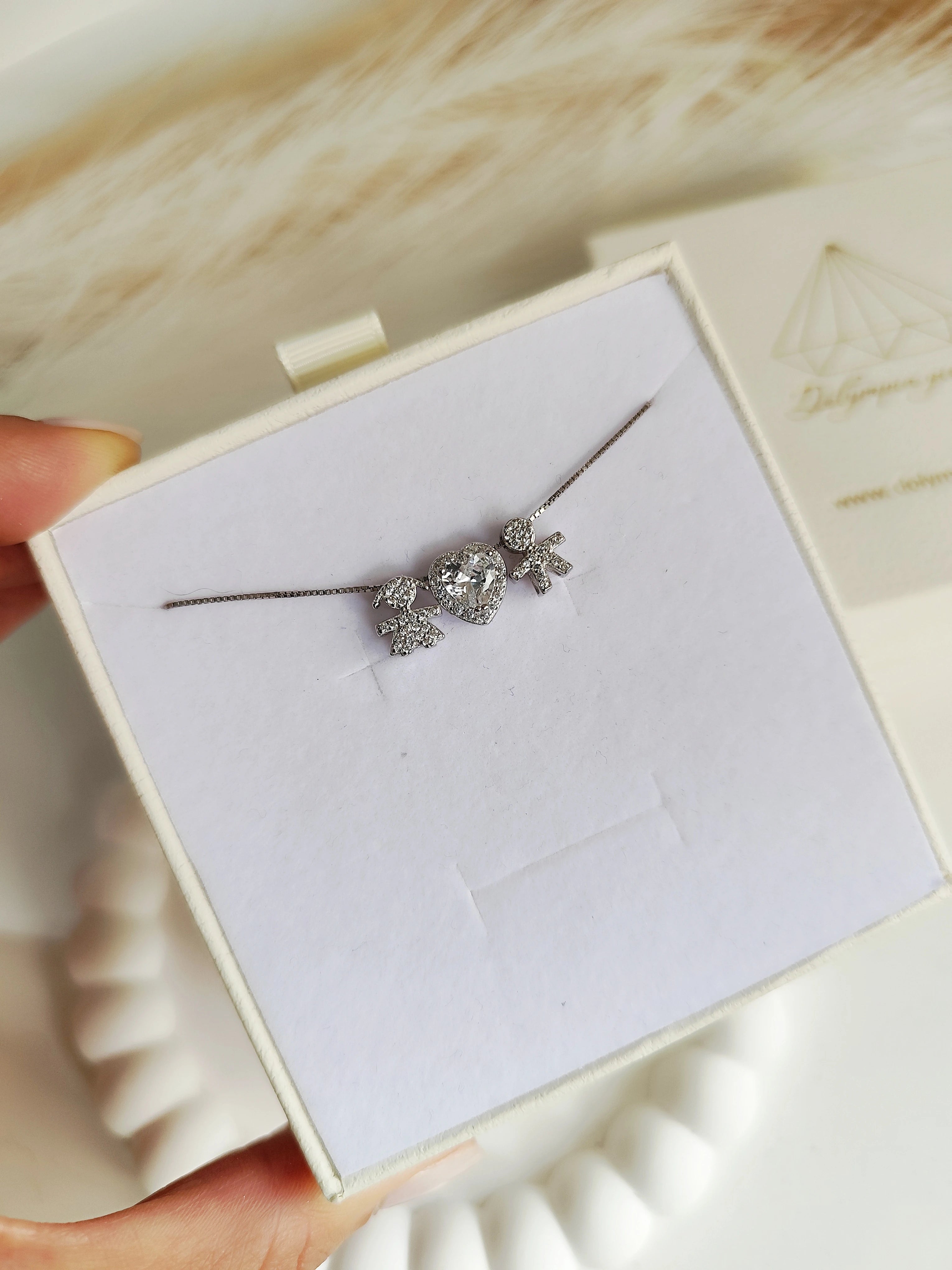 Collana Baby Cuore Grande - Filo Singolo
