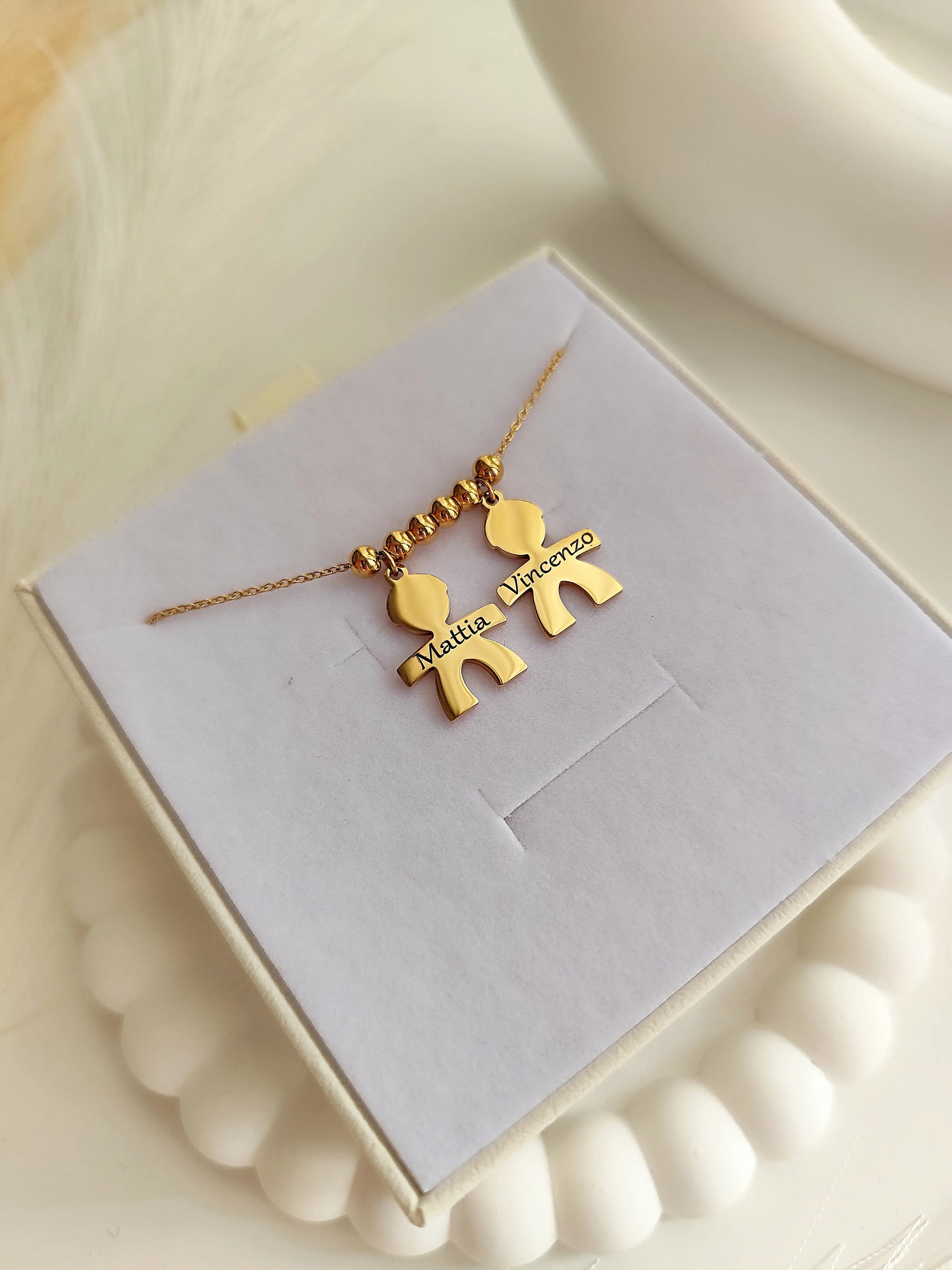 Collana Baby Acciaio Personalizzata