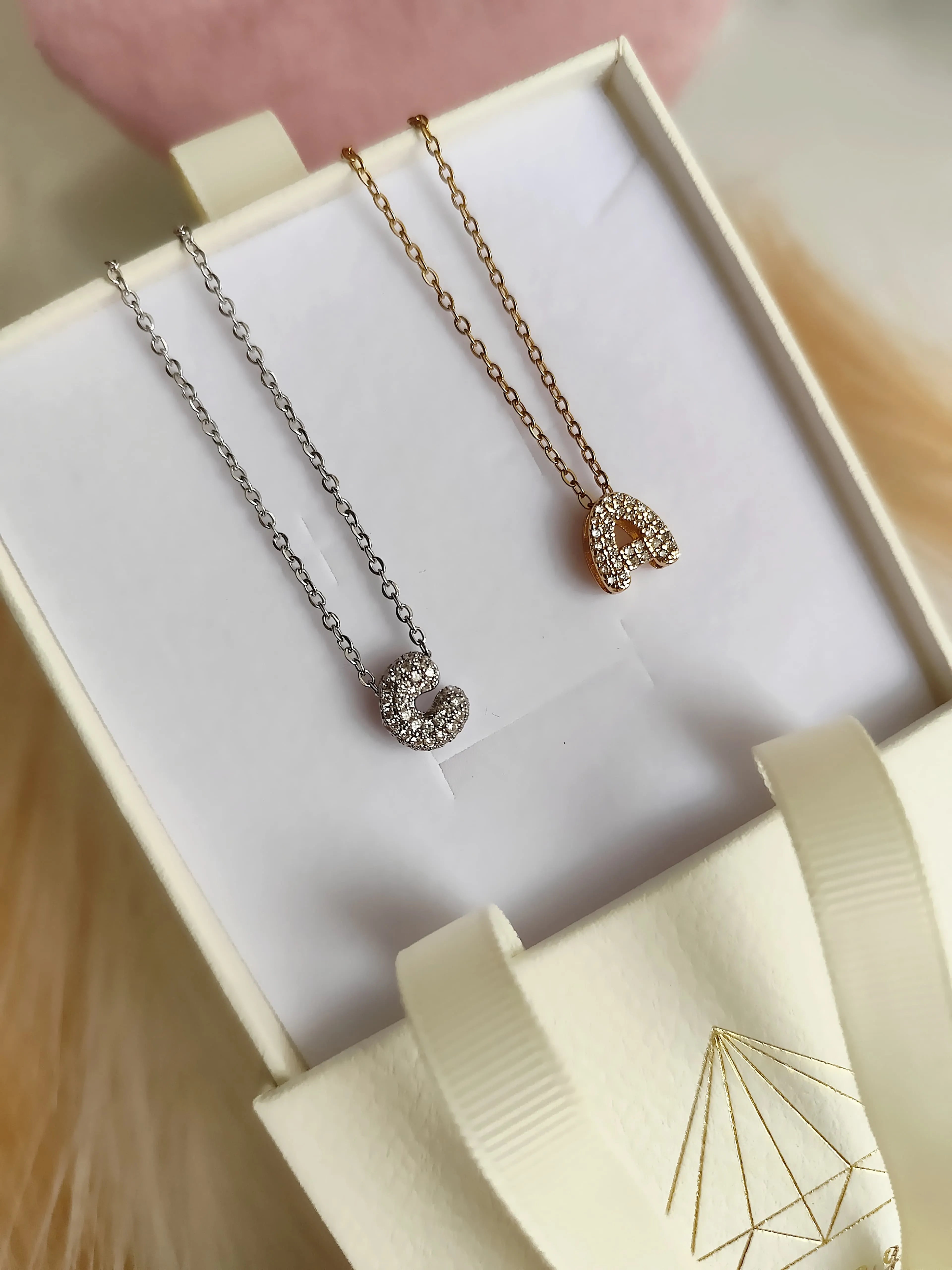 Collana Iniziale Acciaio