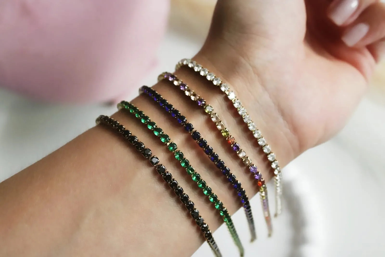 Bracciale Tennis - Acciaio