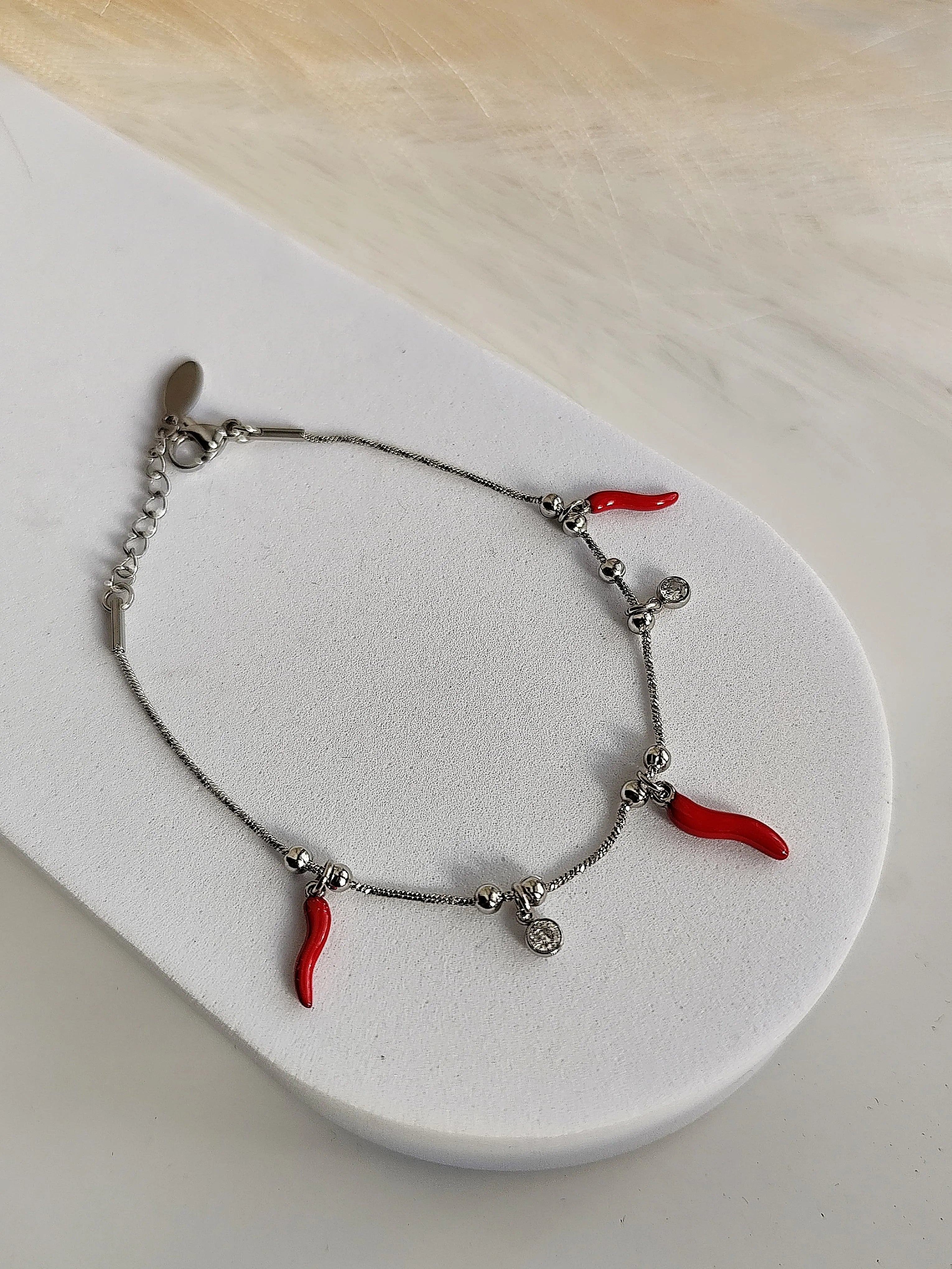 Bracciale Corno Portafortuna