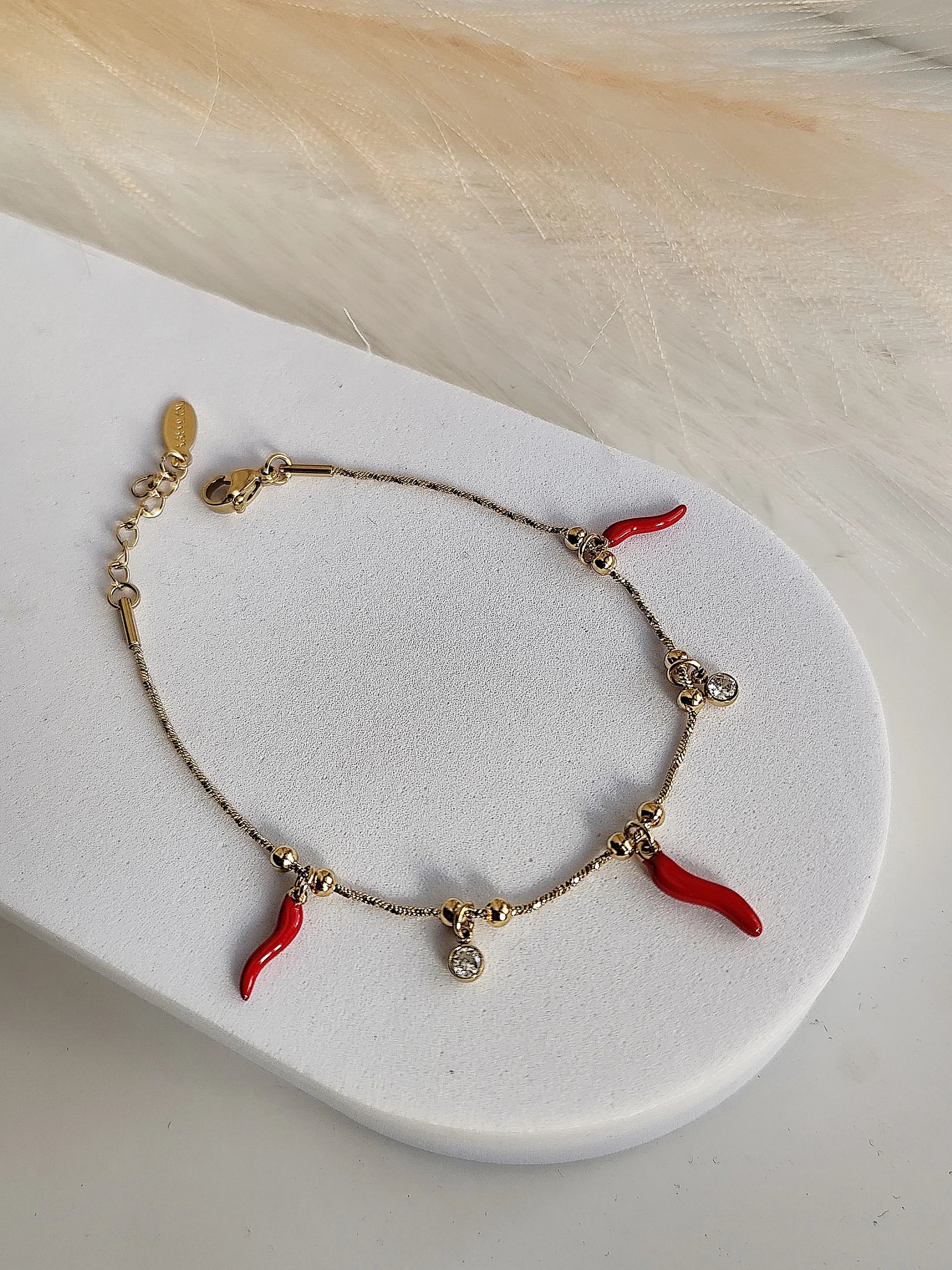 Bracciale Corno Portafortuna