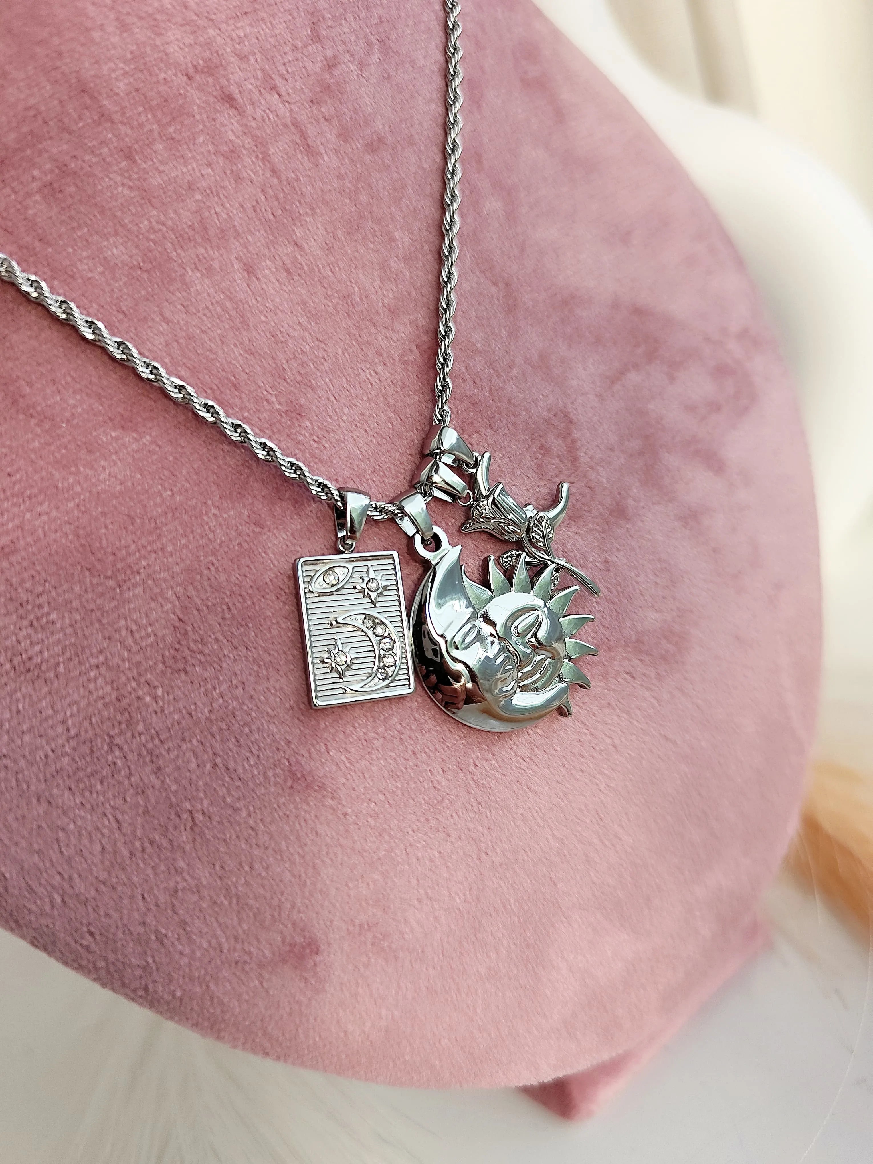 Collana Torchon Sole Luna