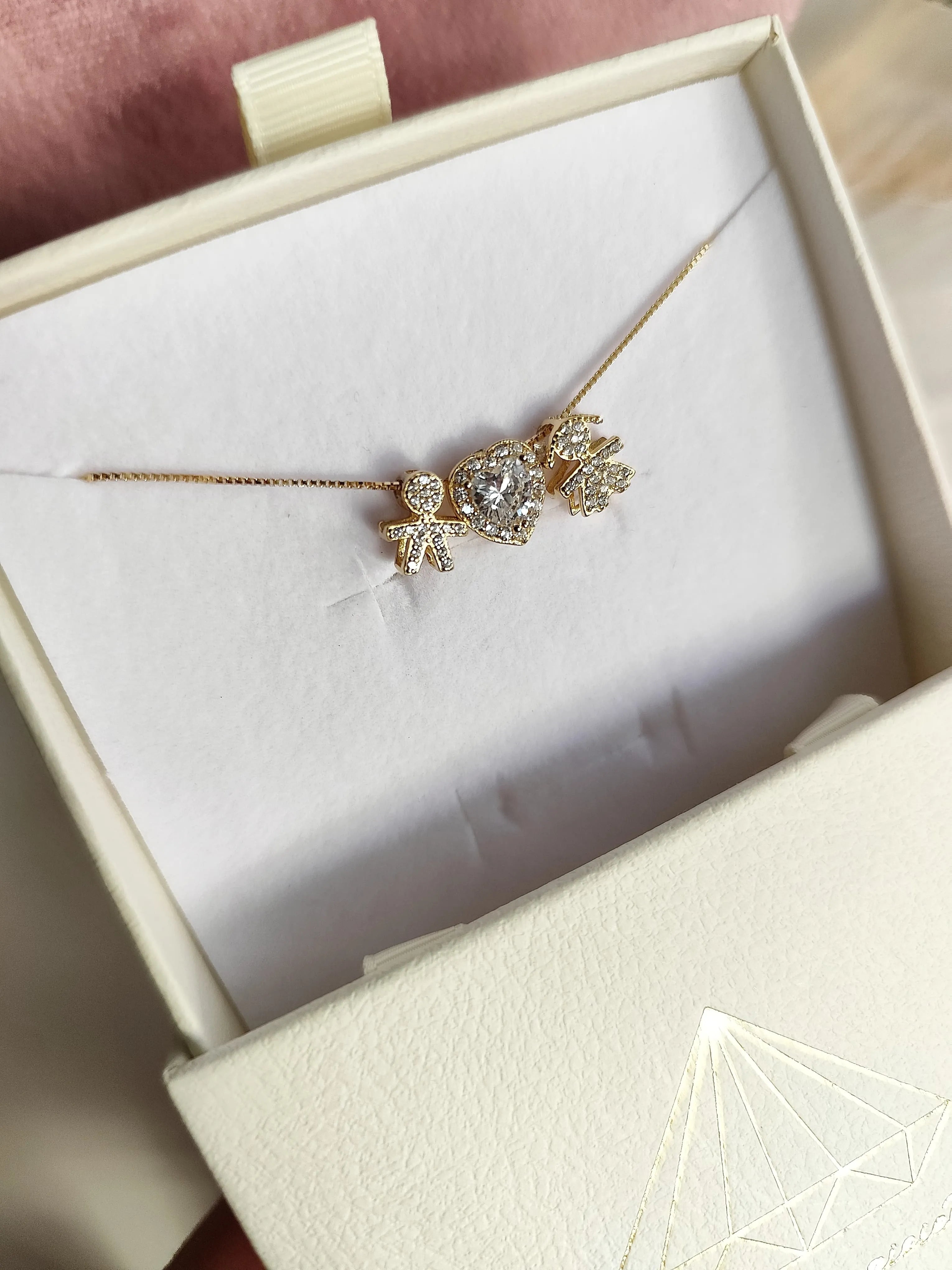 Collana Baby Cuore Grande Gold - Filo Singolo
