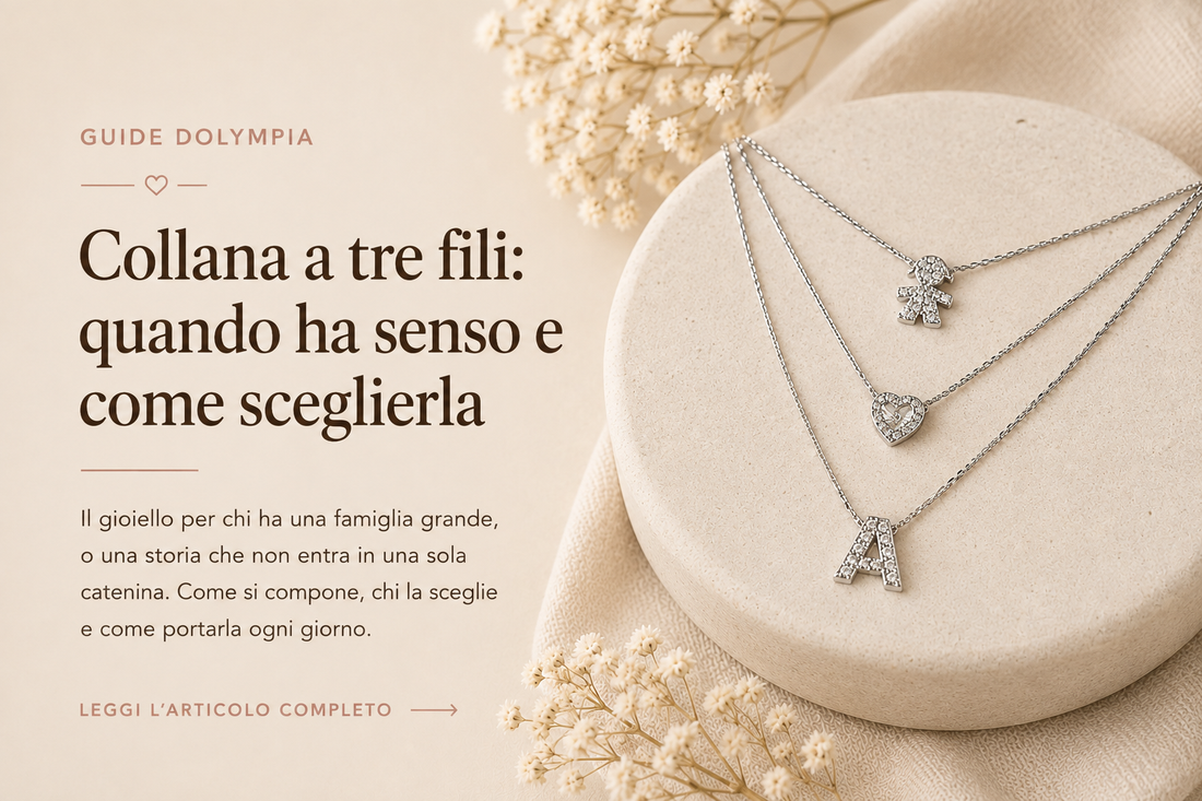 Collana a tre fili: quando ha senso e come sceglierla