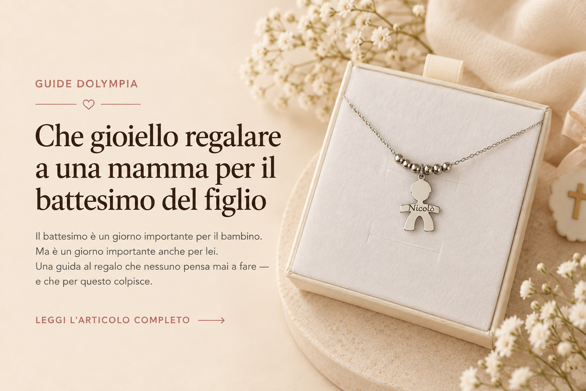Che gioiello regalare a una mamma per il battesimo del figlio