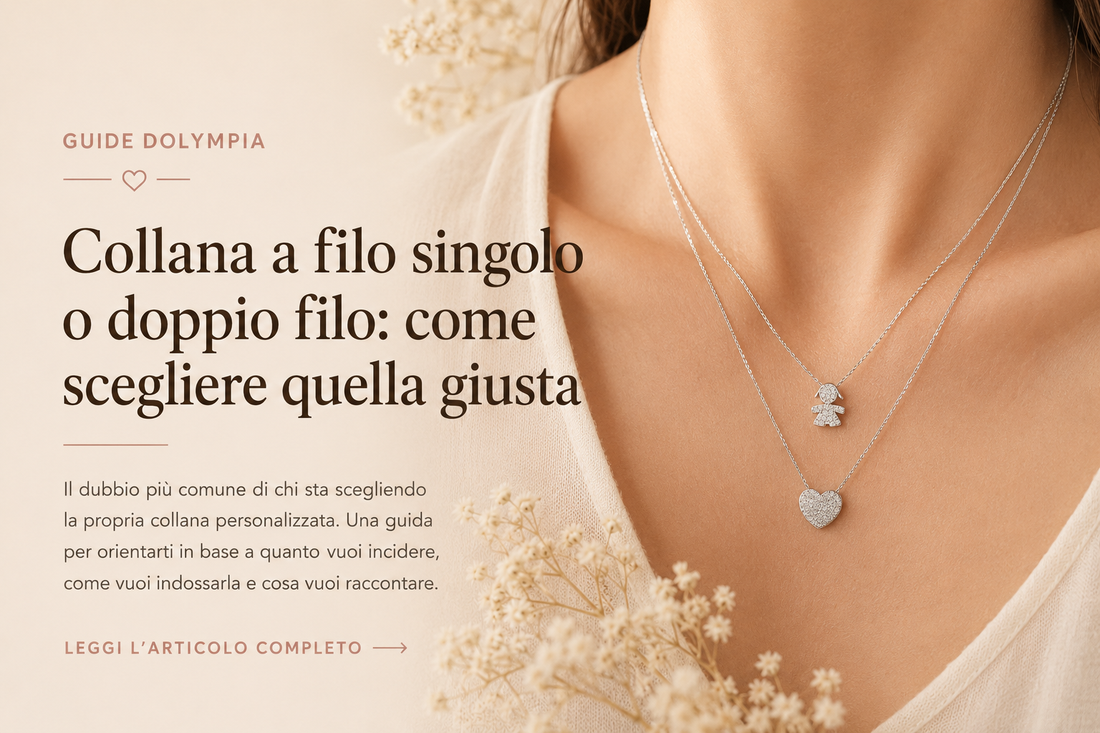 Collana a filo singolo o doppio filo: come scegliere quella giusta