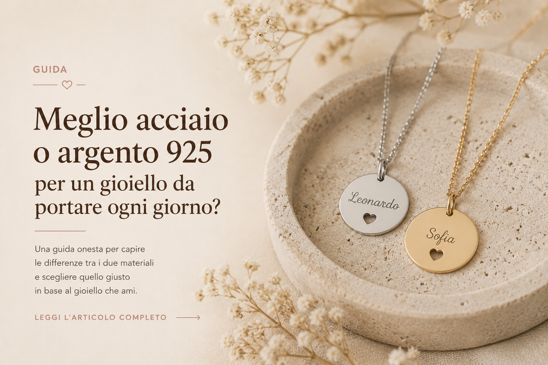Meglio acciaio o argento 925 per un gioiello da portare ogni giorno?