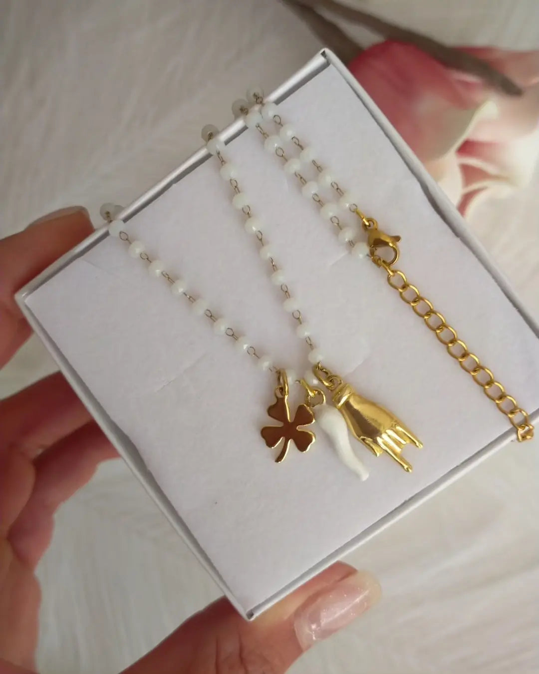 Collana Cristalli Portafortuna