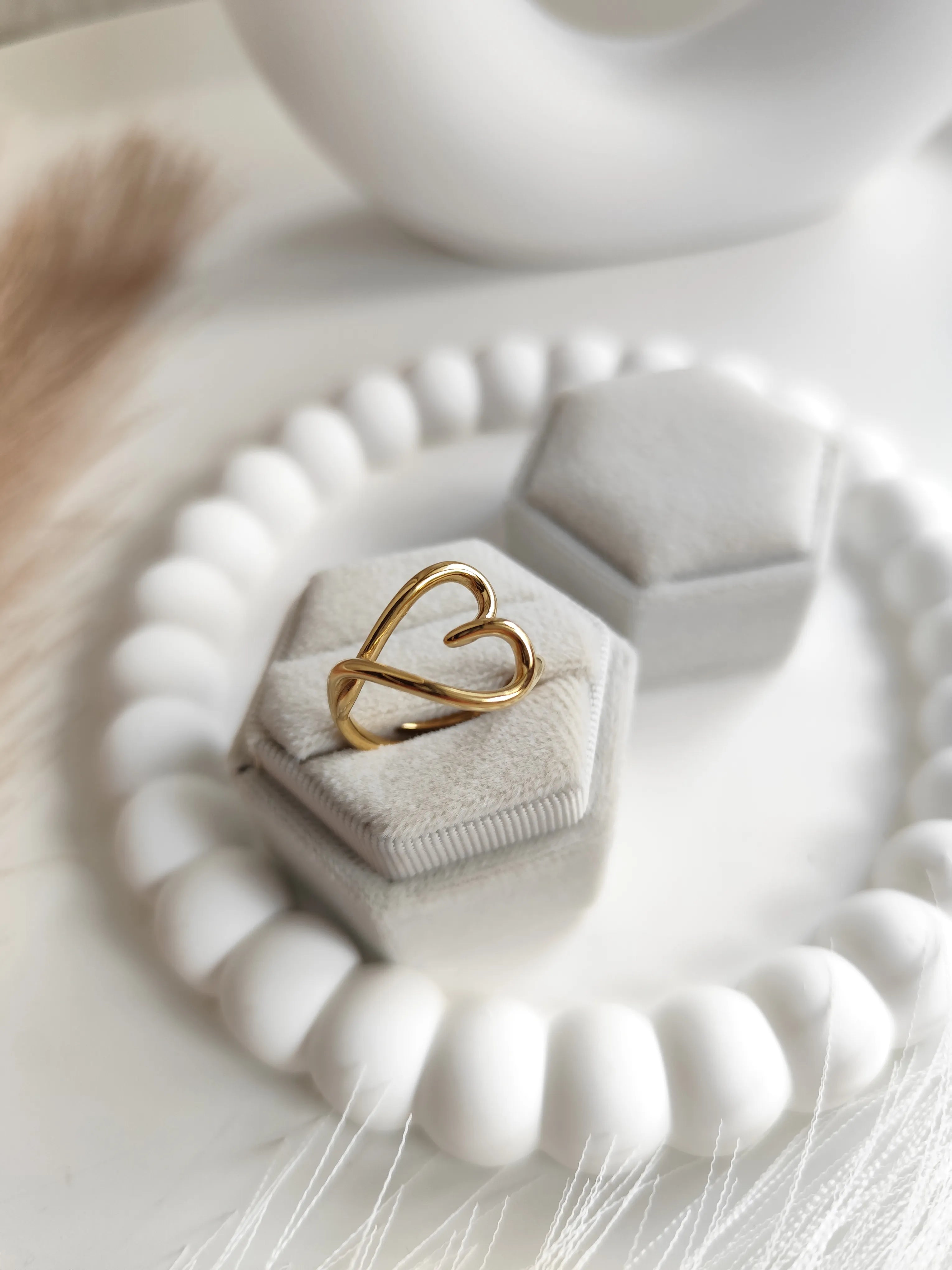 Anello Cuore Curvy