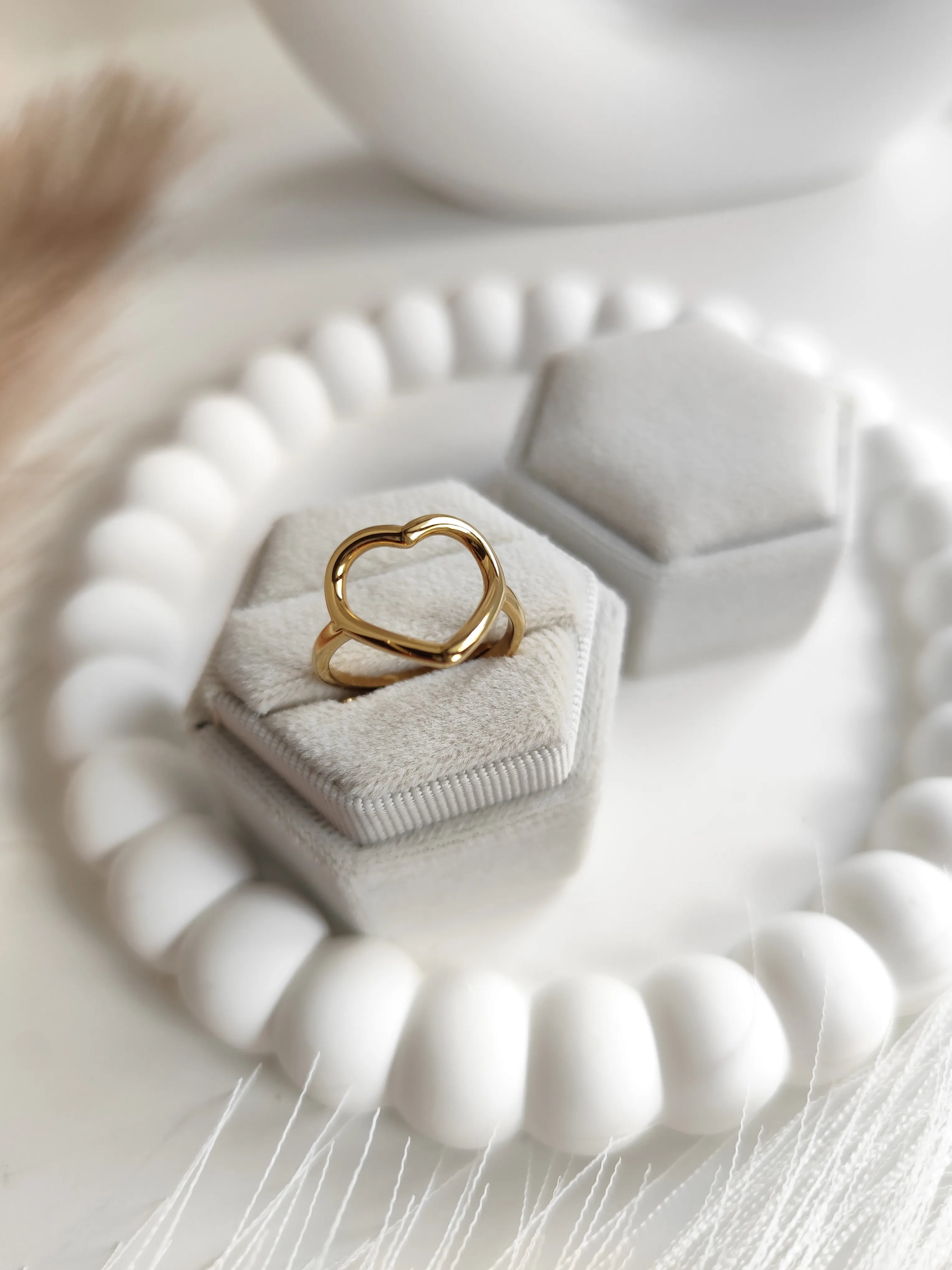 Anello Cuore Open