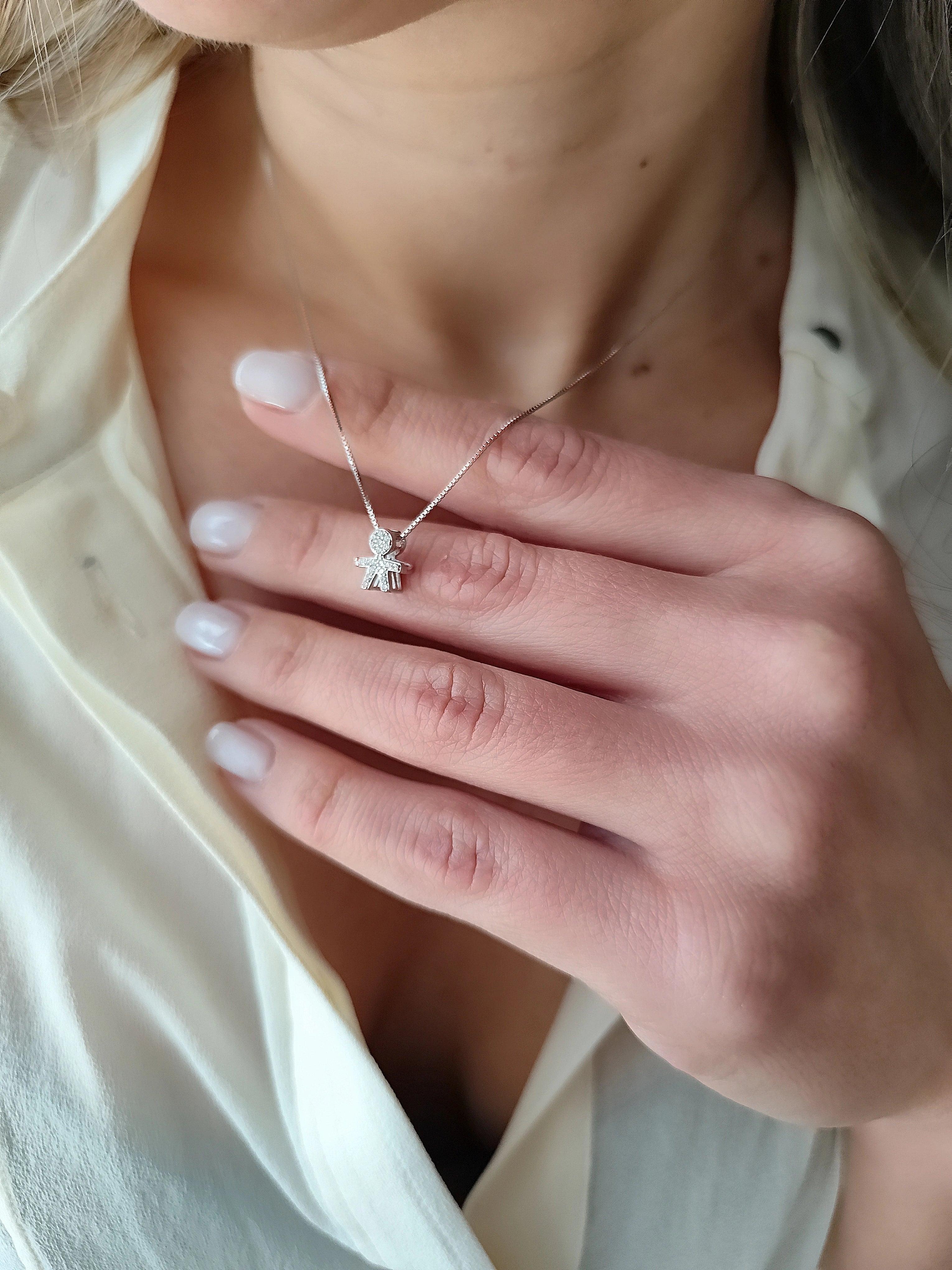 Collana Baby senza Cuore - Filo Singolo