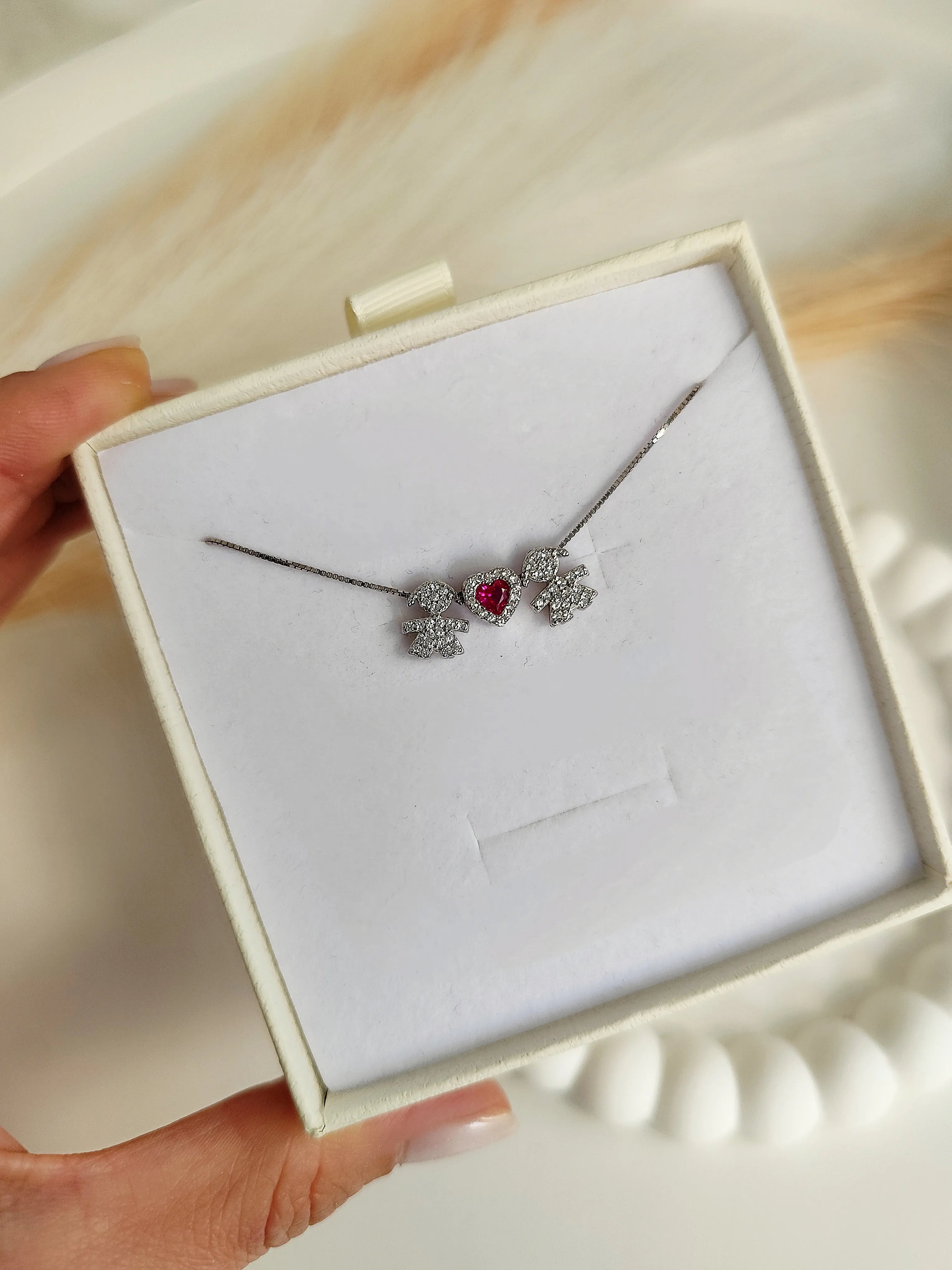 Collana Baby Cuore Piccolo - Filo Singolo