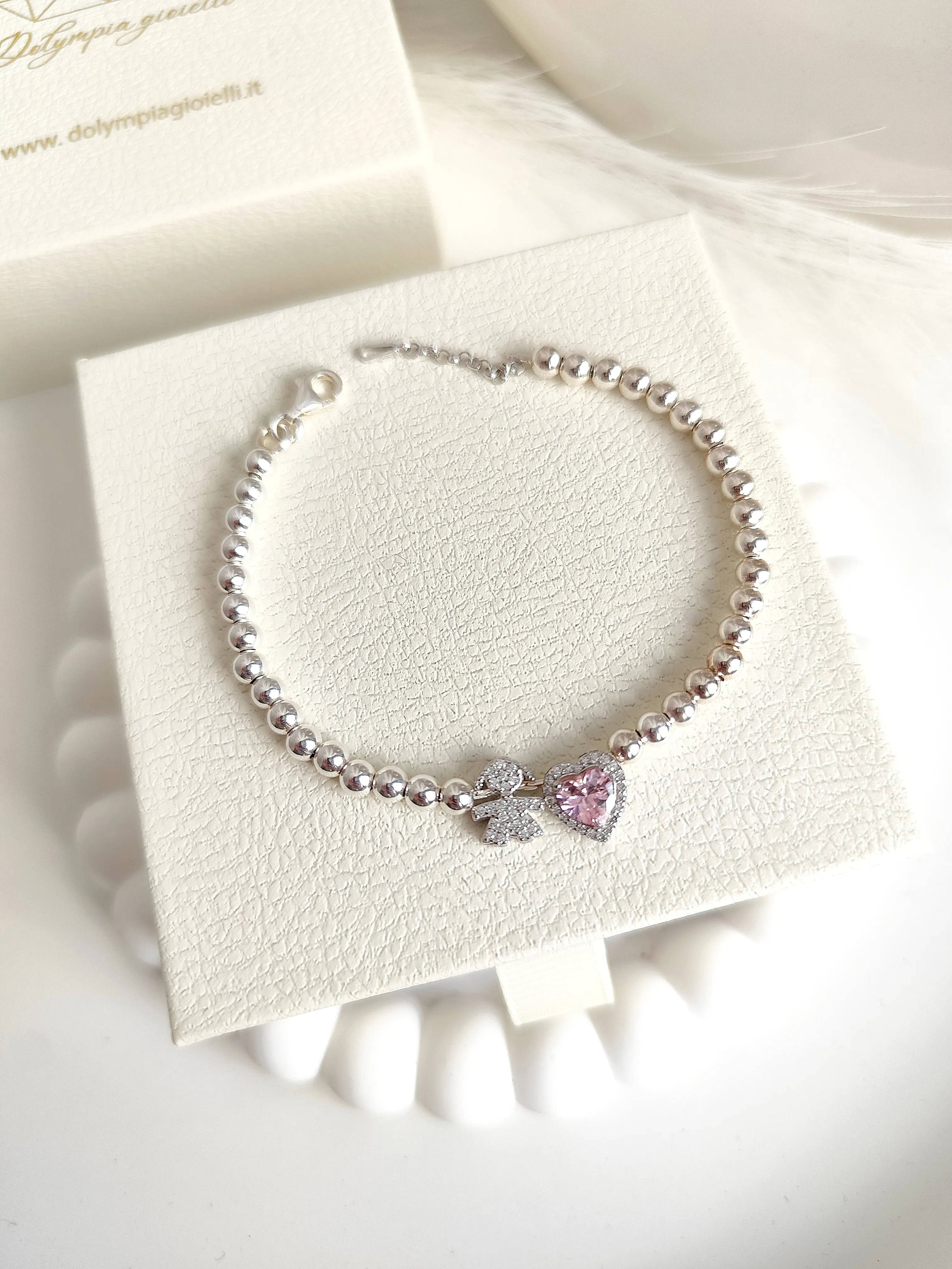 Bracciale Baby Singolo Cuore Grande