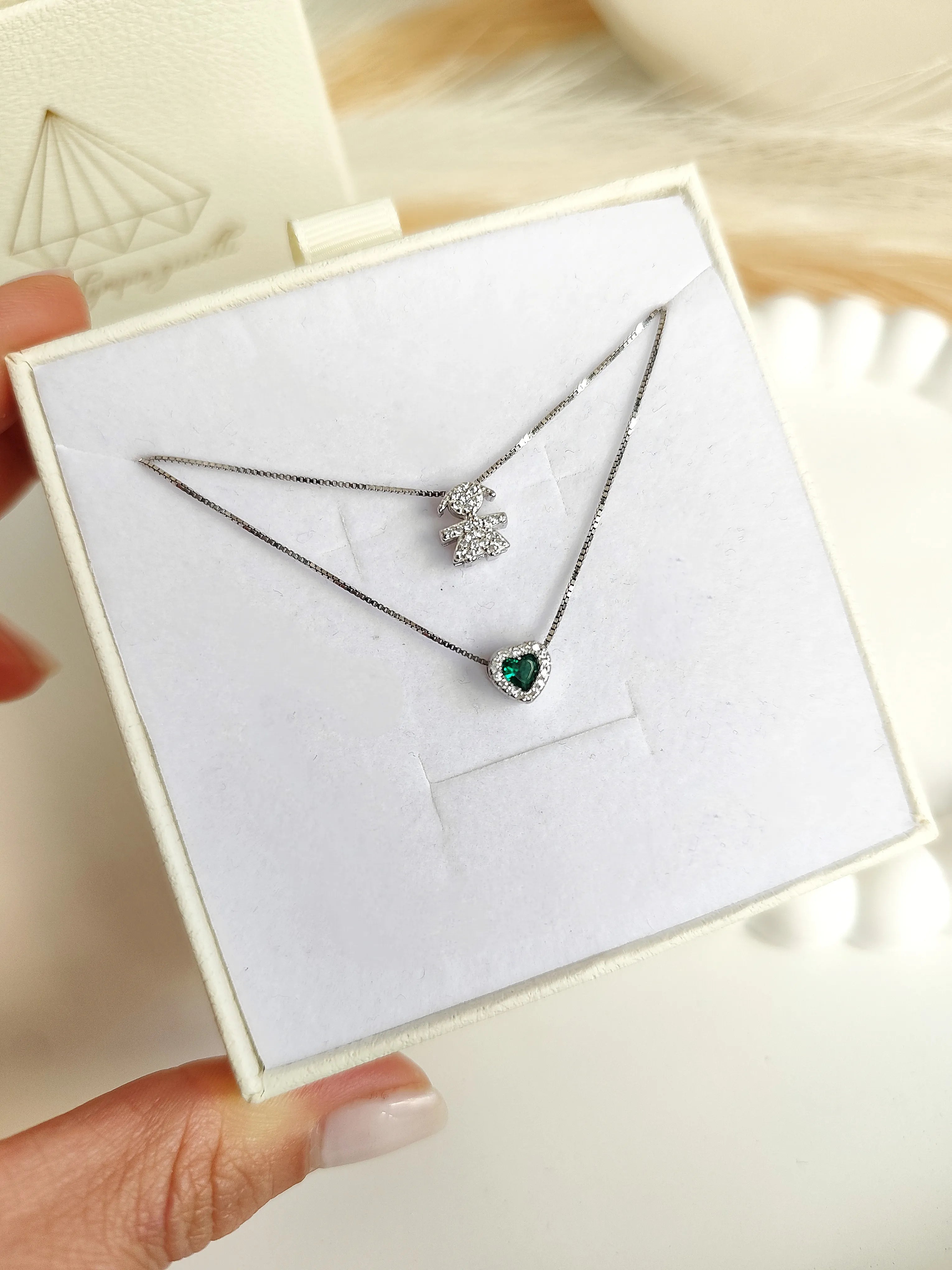 Collana Baby Cuore Piccolo - Doppio Filo