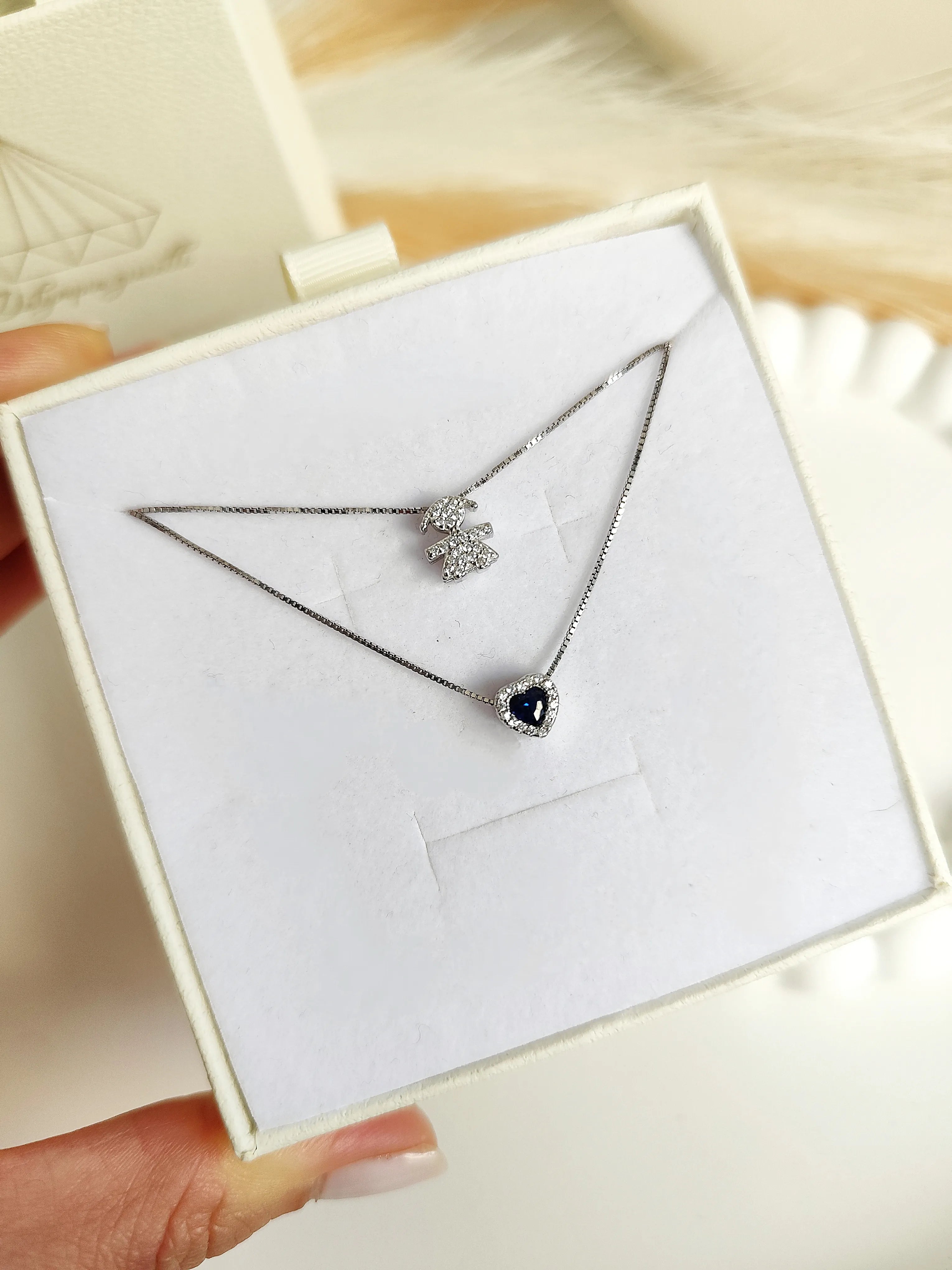 Collana Baby Cuore Piccolo - Doppio Filo