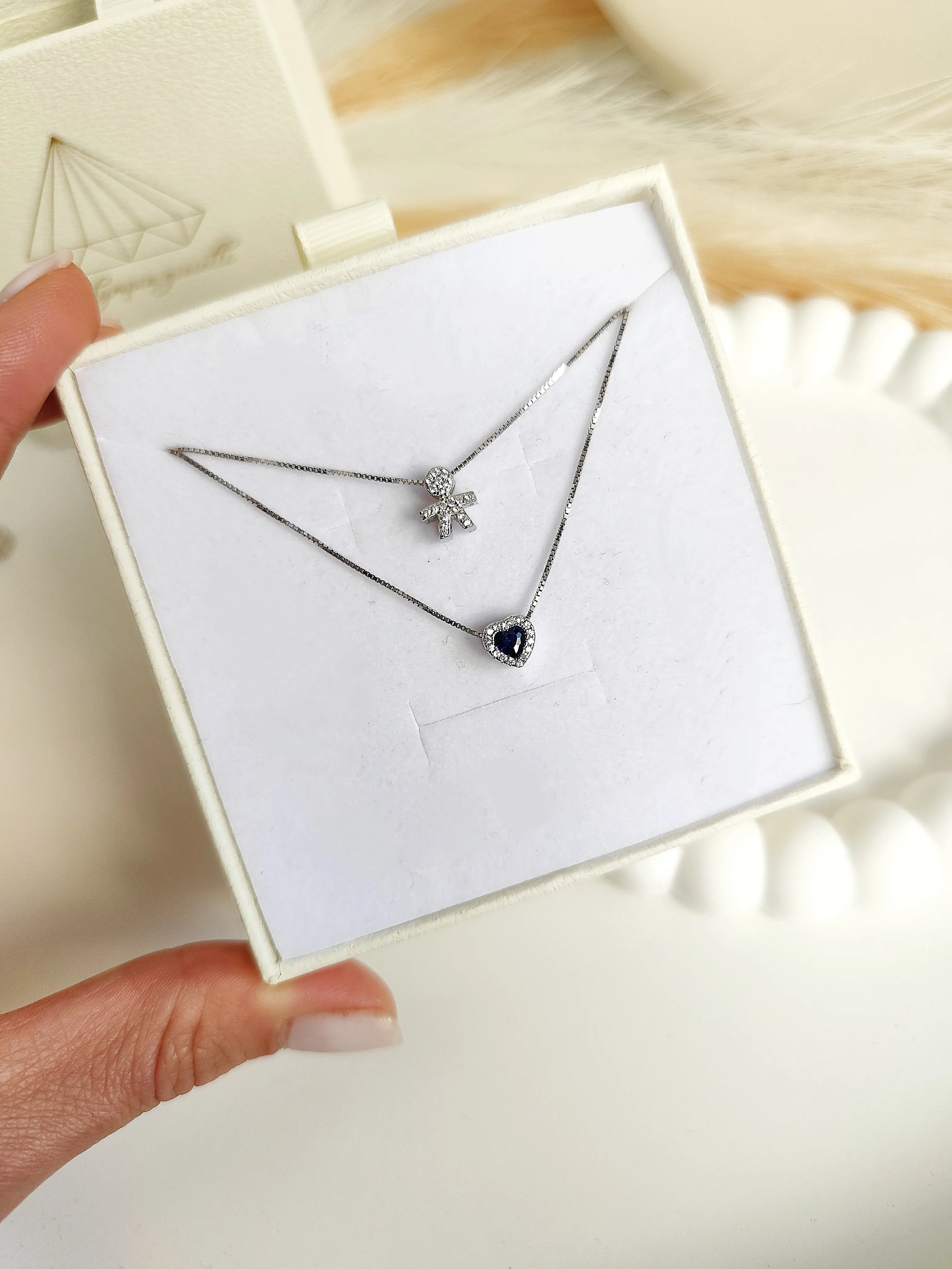 Collana Baby Cuore Piccolo - Doppio Filo