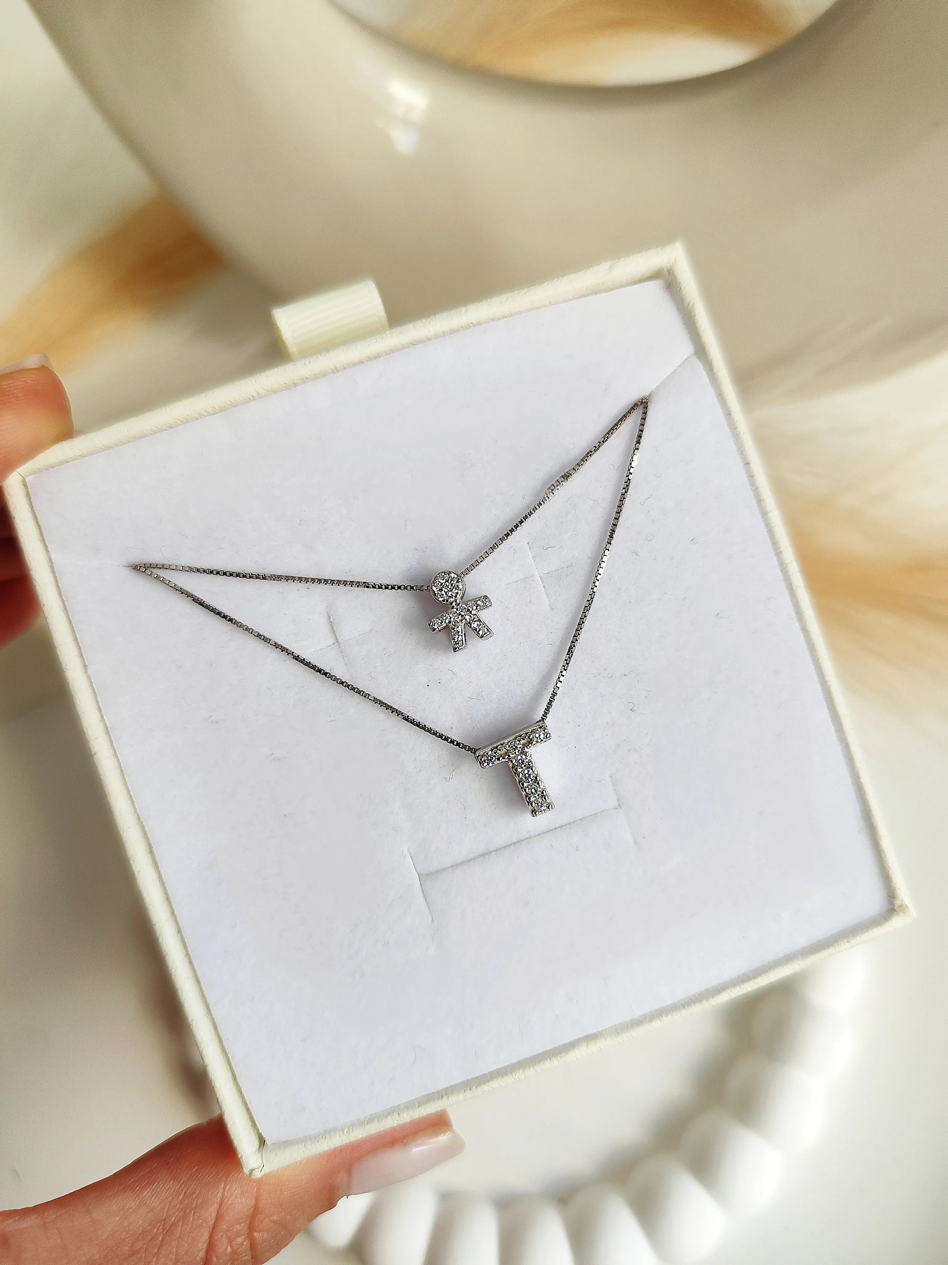 Collana Baby con Iniziali - Doppio Filo