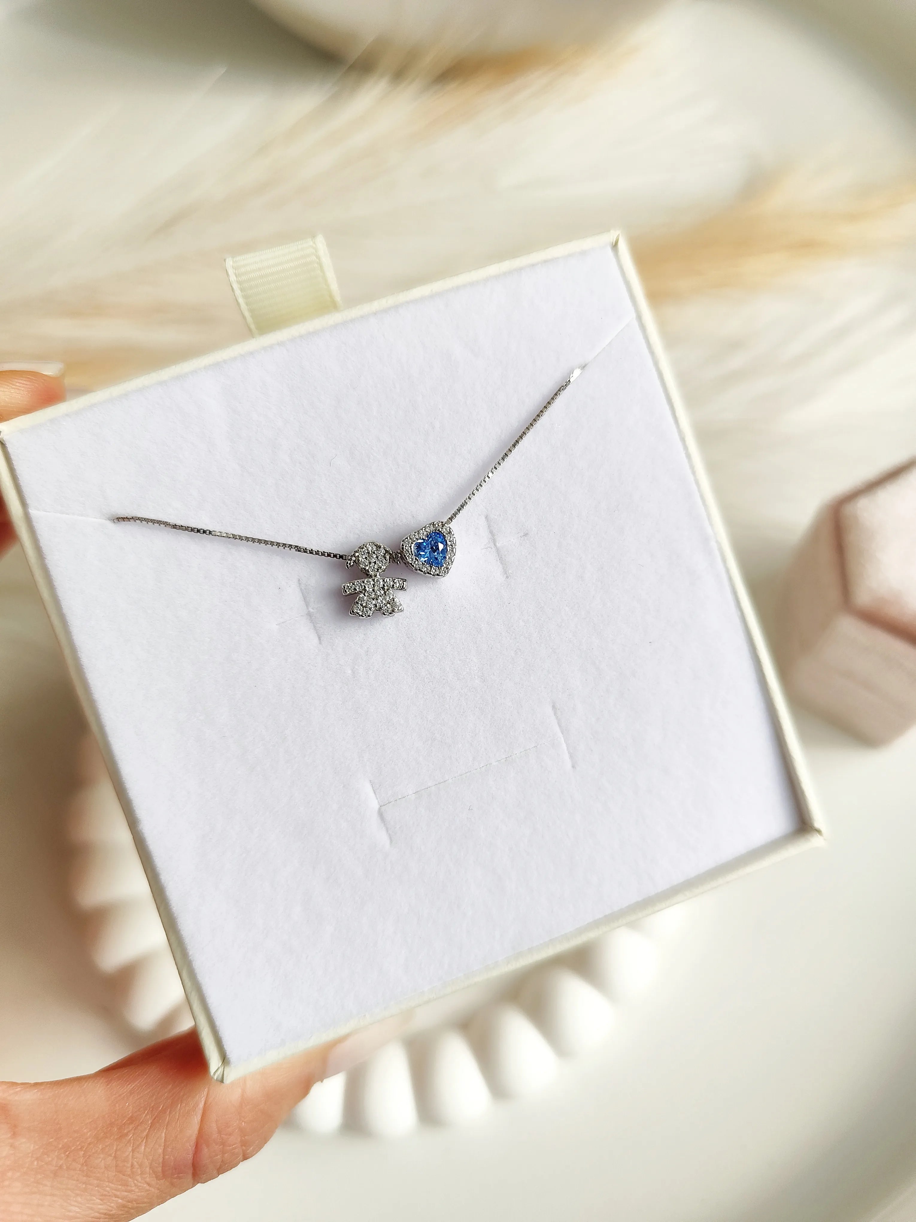 Collana Baby Singolo Cuore Piccolo - Filo Singolo