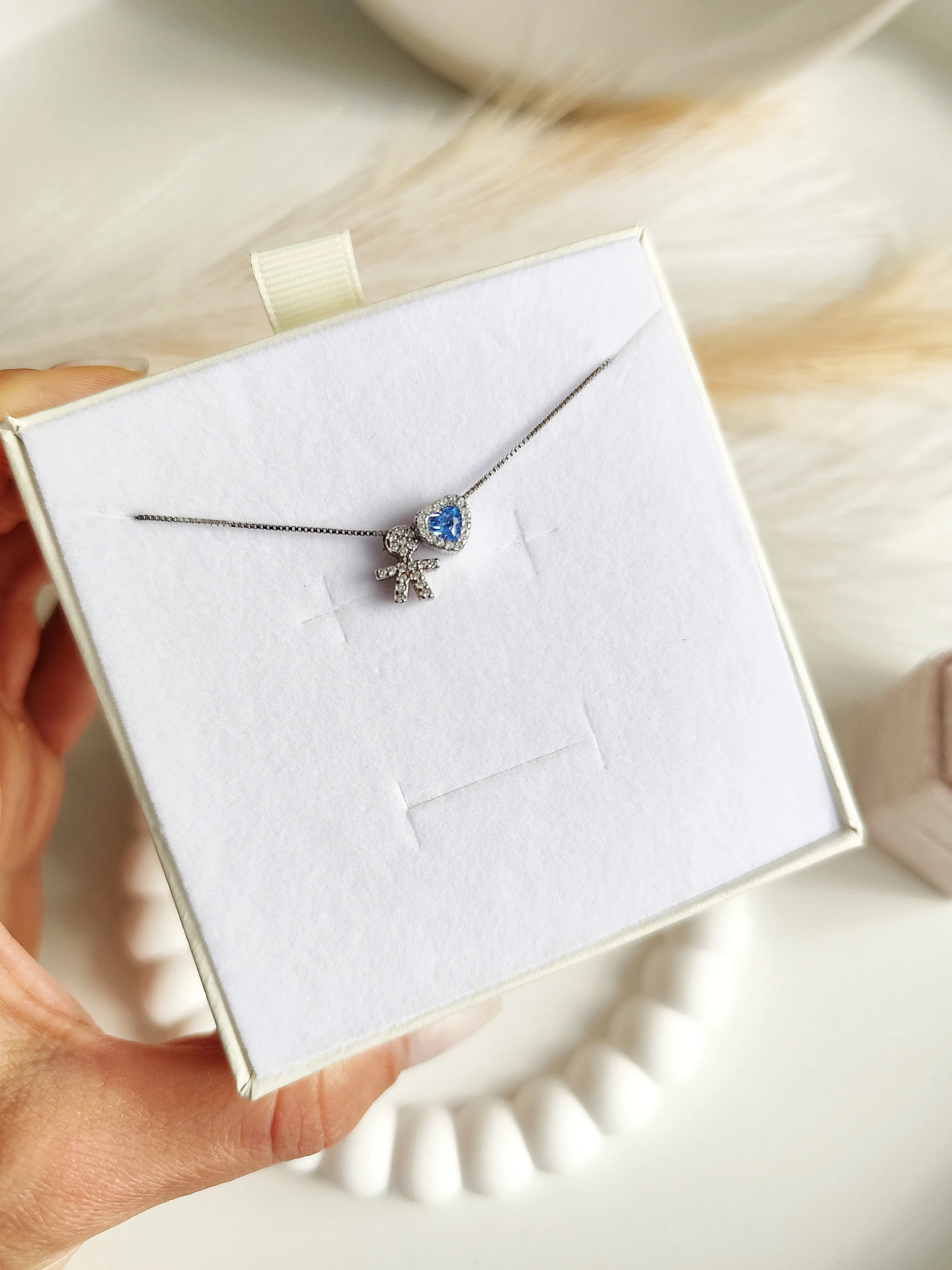 Collana Baby Singolo Cuore Piccolo - Filo Singolo