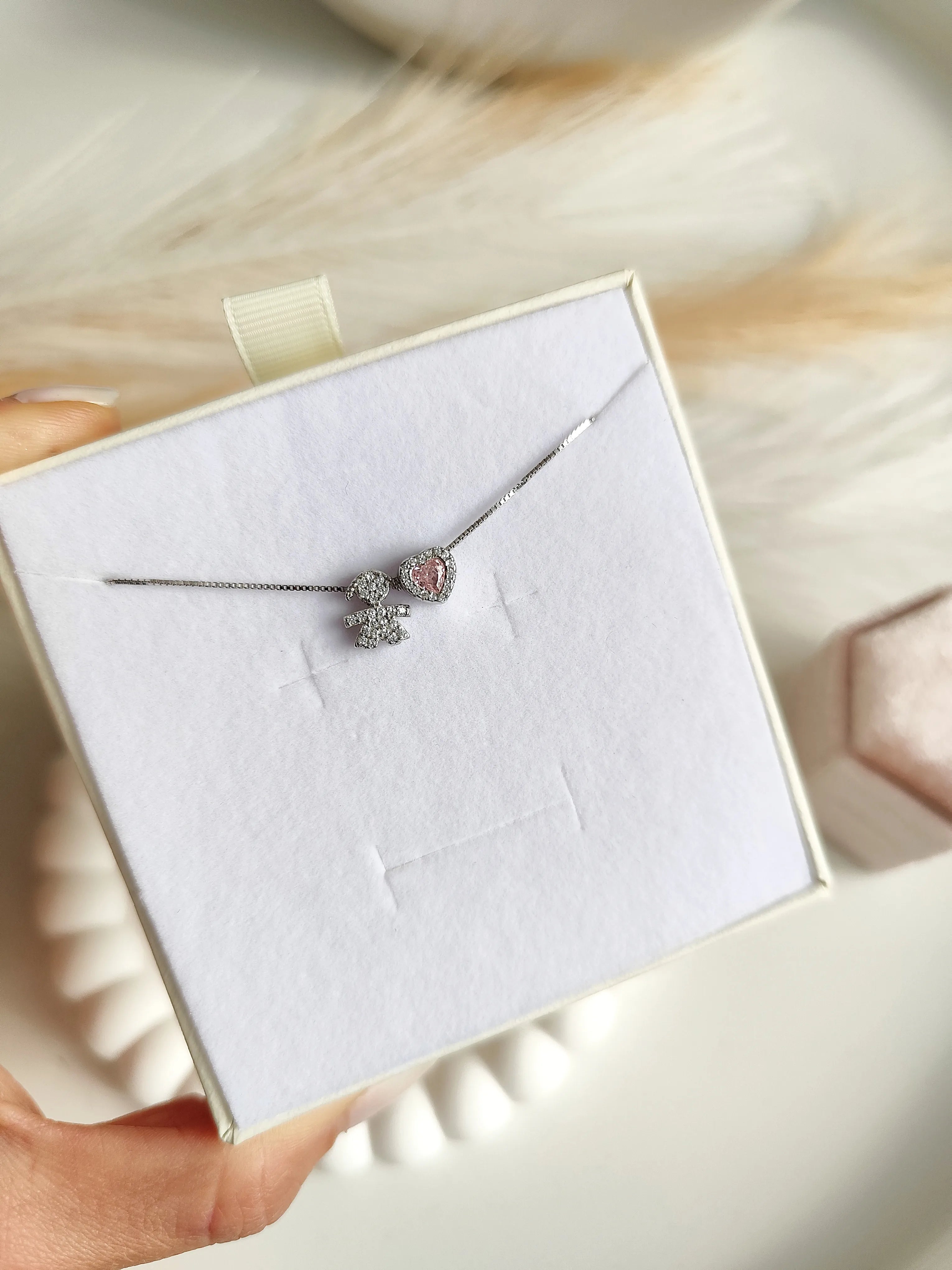 Collana Baby Singolo Cuore Piccolo - Filo Singolo