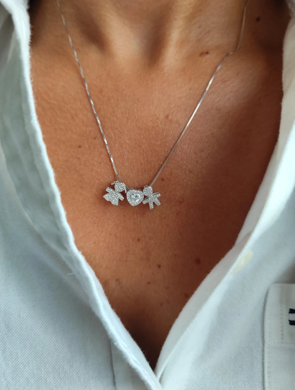 Collana Baby Cuore Piccolo - Filo Singolo