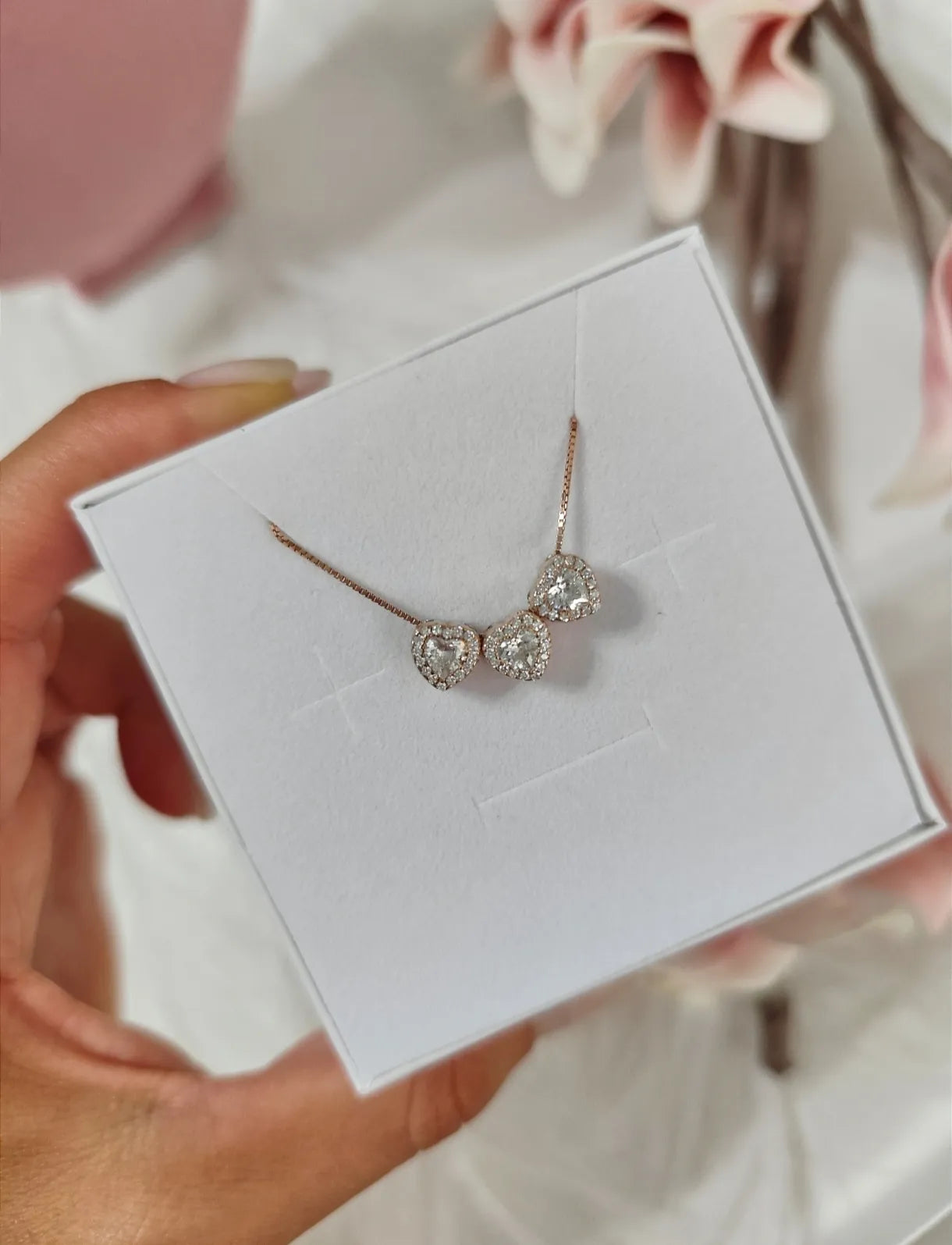 Collana Tris di Cuori