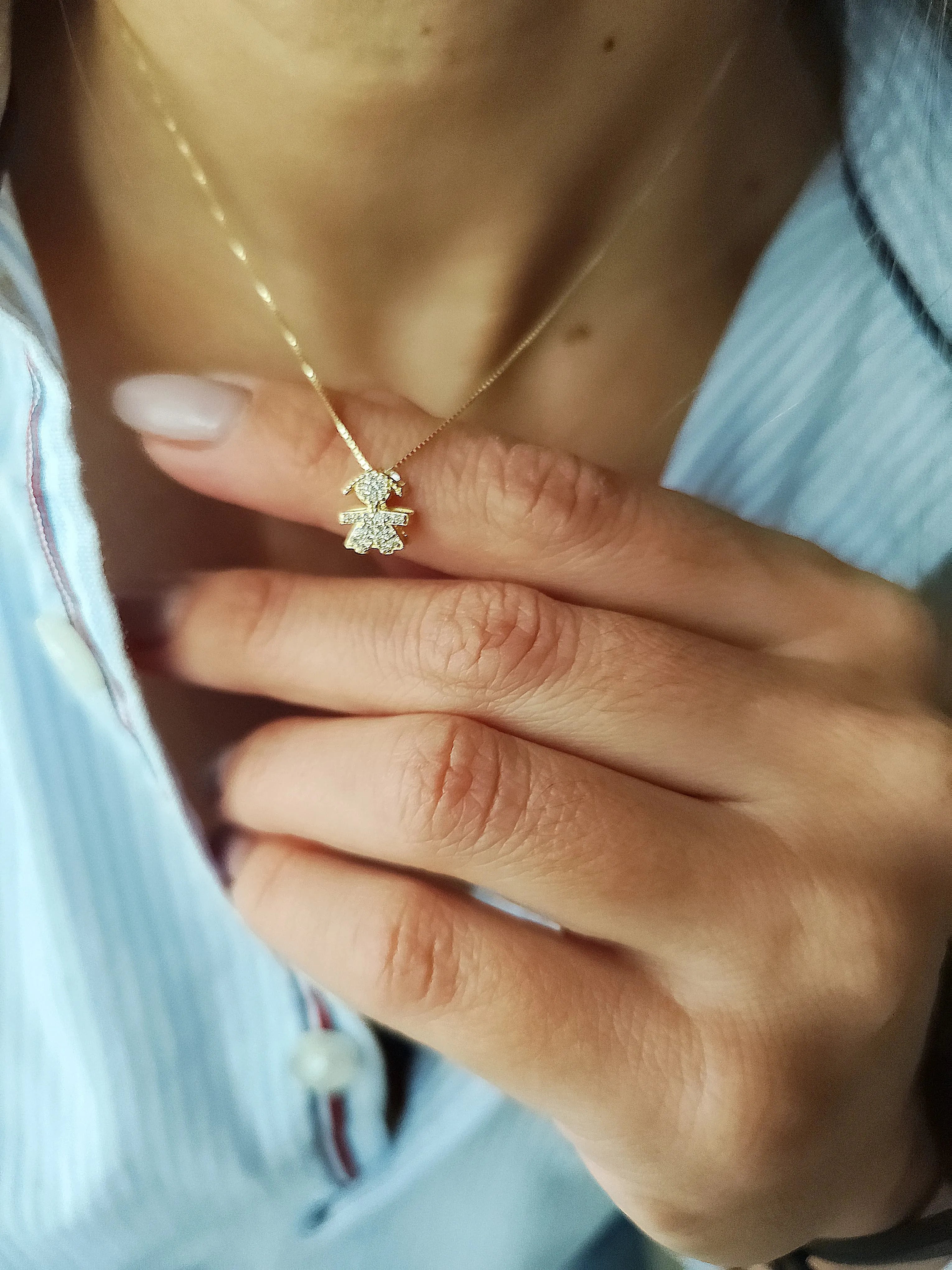 Collana Baby Charm Singolo - Filo Singolo