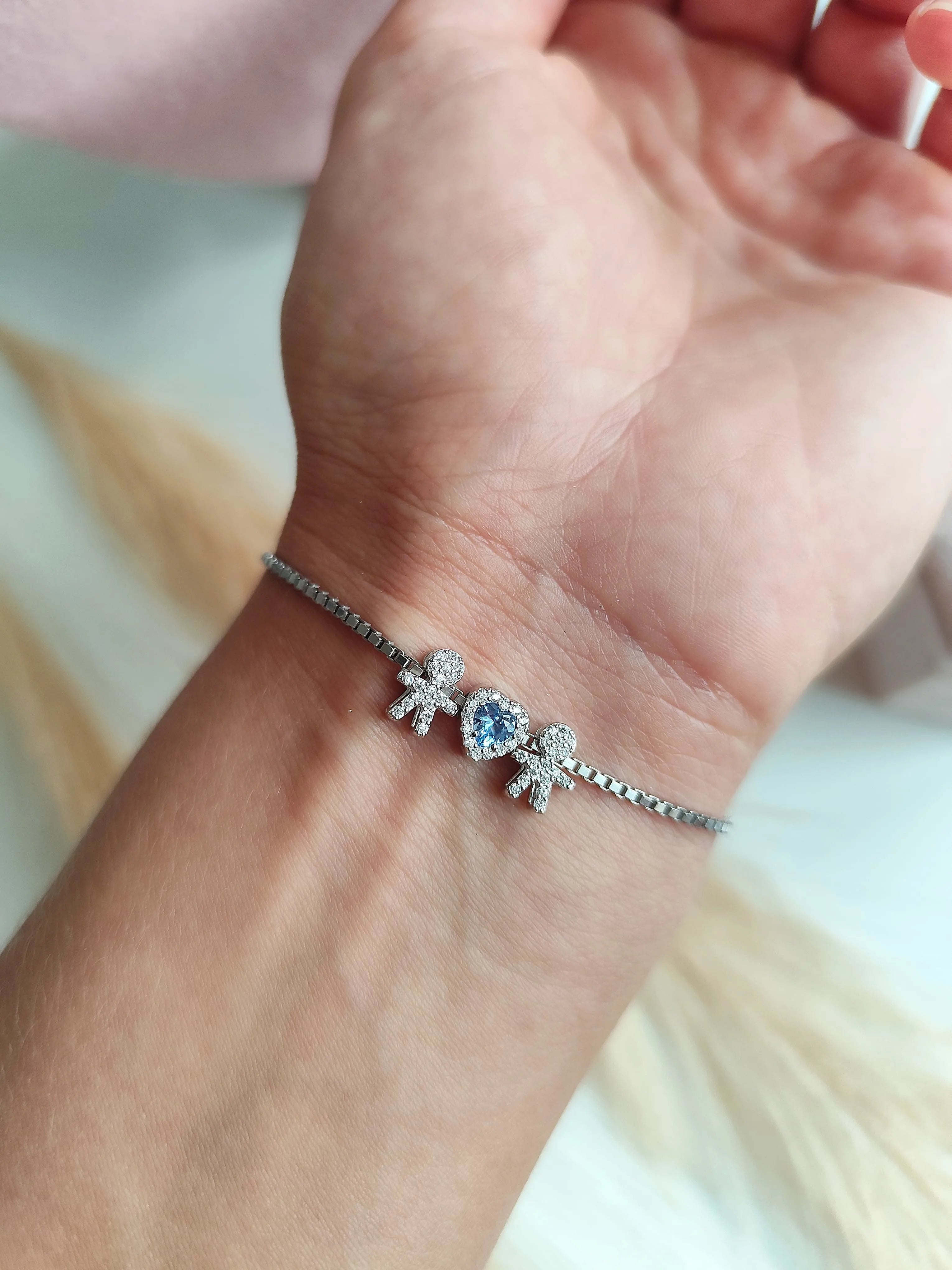 Bracciale Filo Baby Cuore