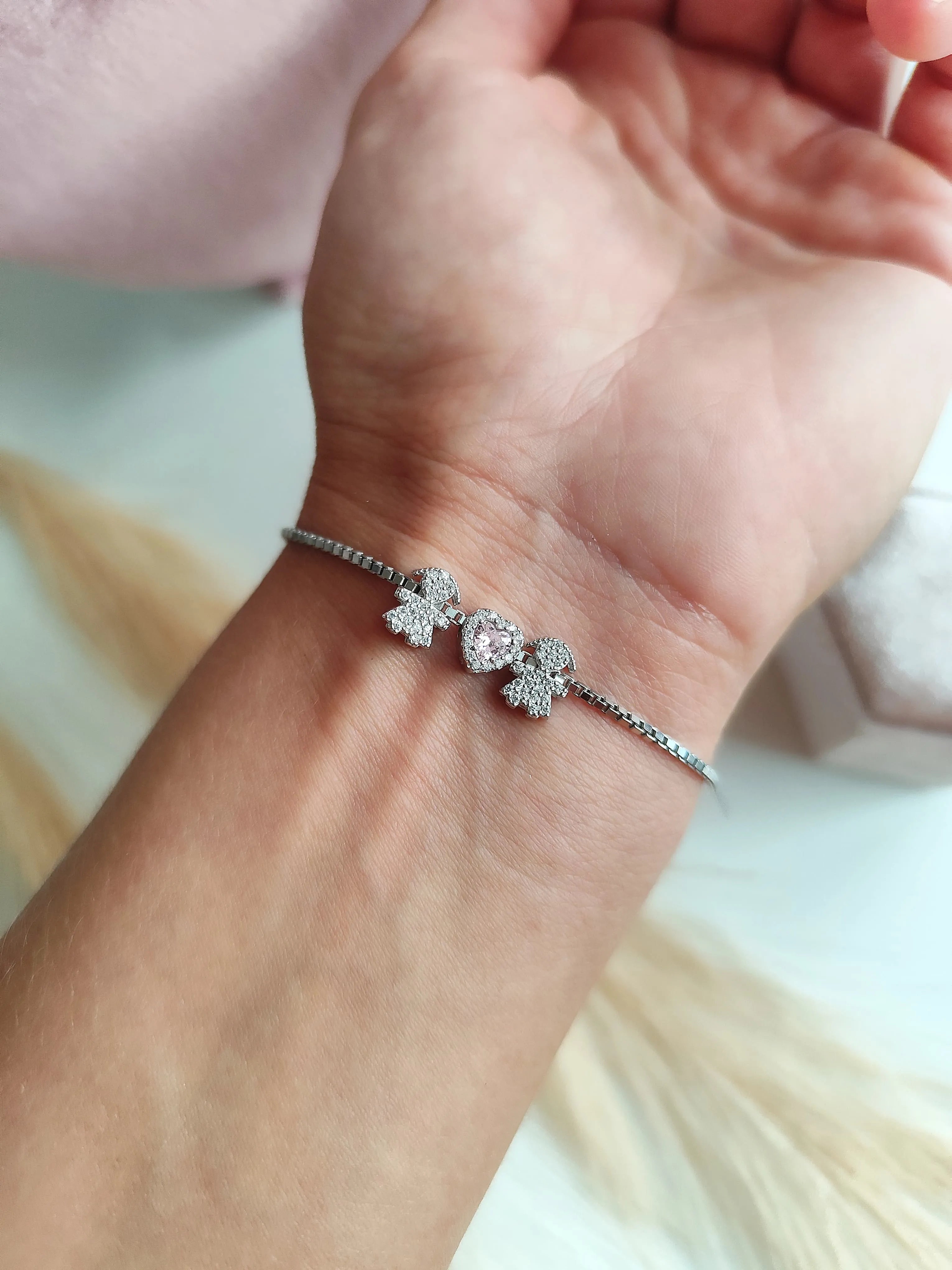 Bracciale Filo Baby Cuore