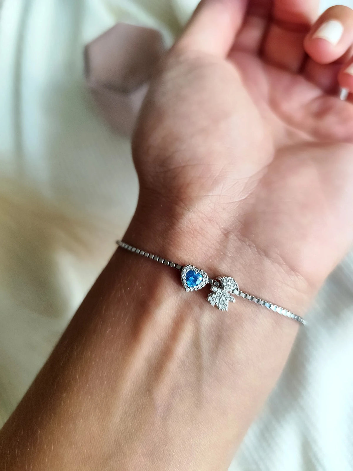 Bracciale Filo Baby Cuore