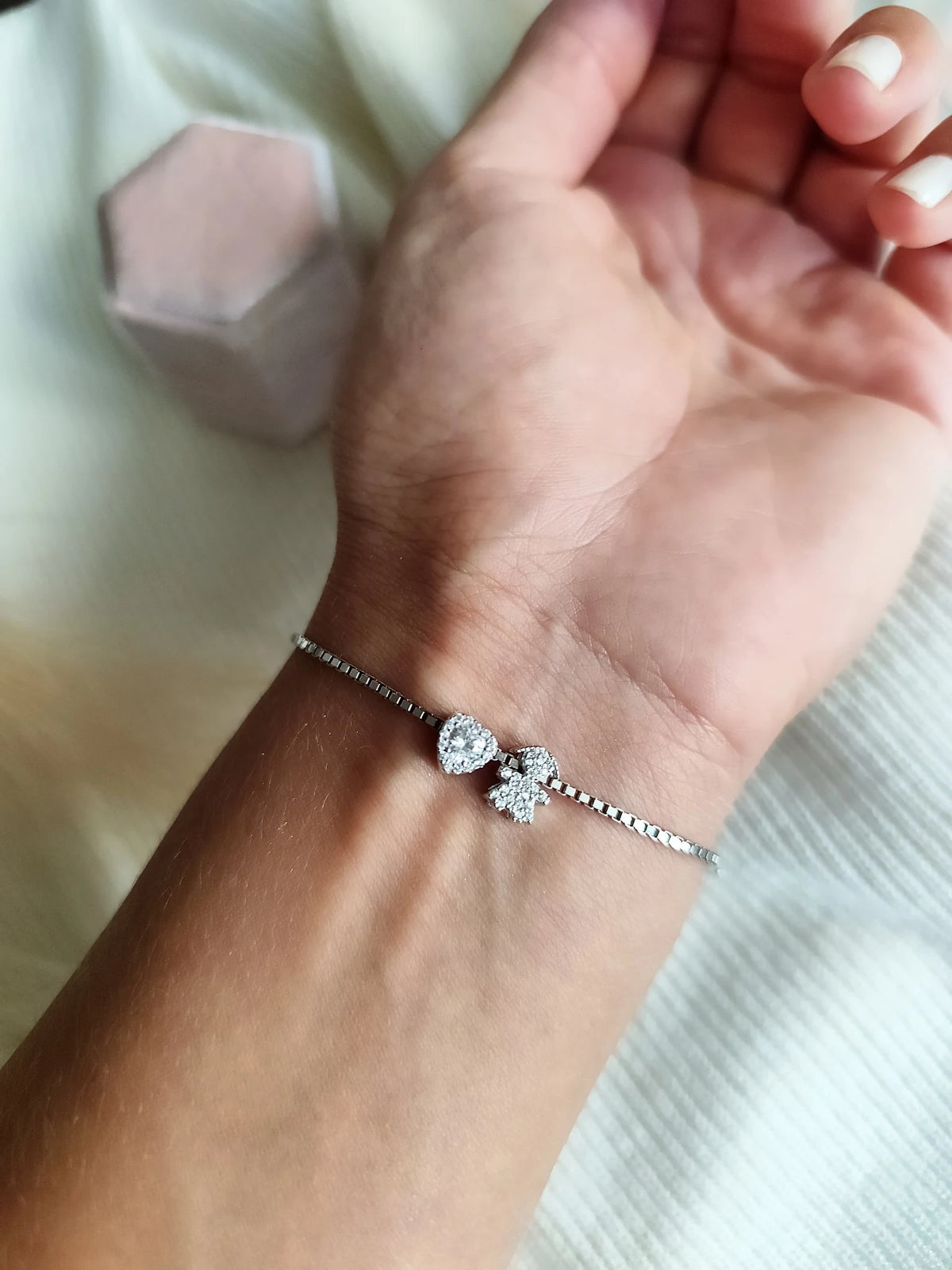 Bracciale Filo Baby Cuore