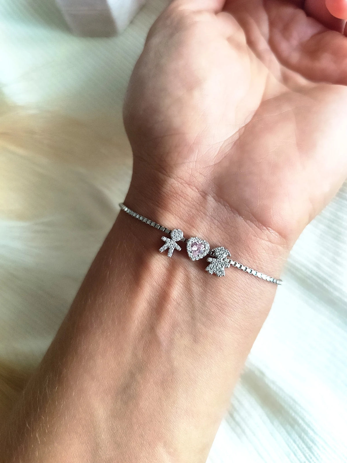 Bracciale Filo Baby Cuore