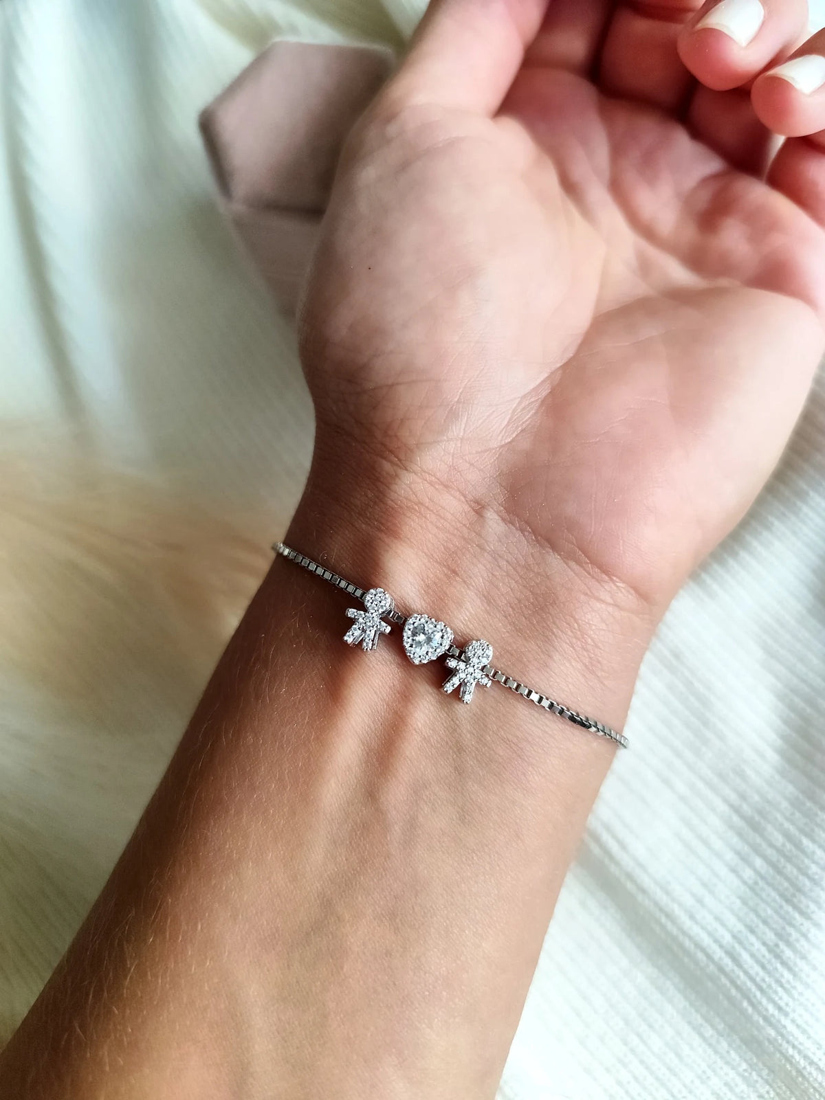 Bracciale Filo Baby Cuore
