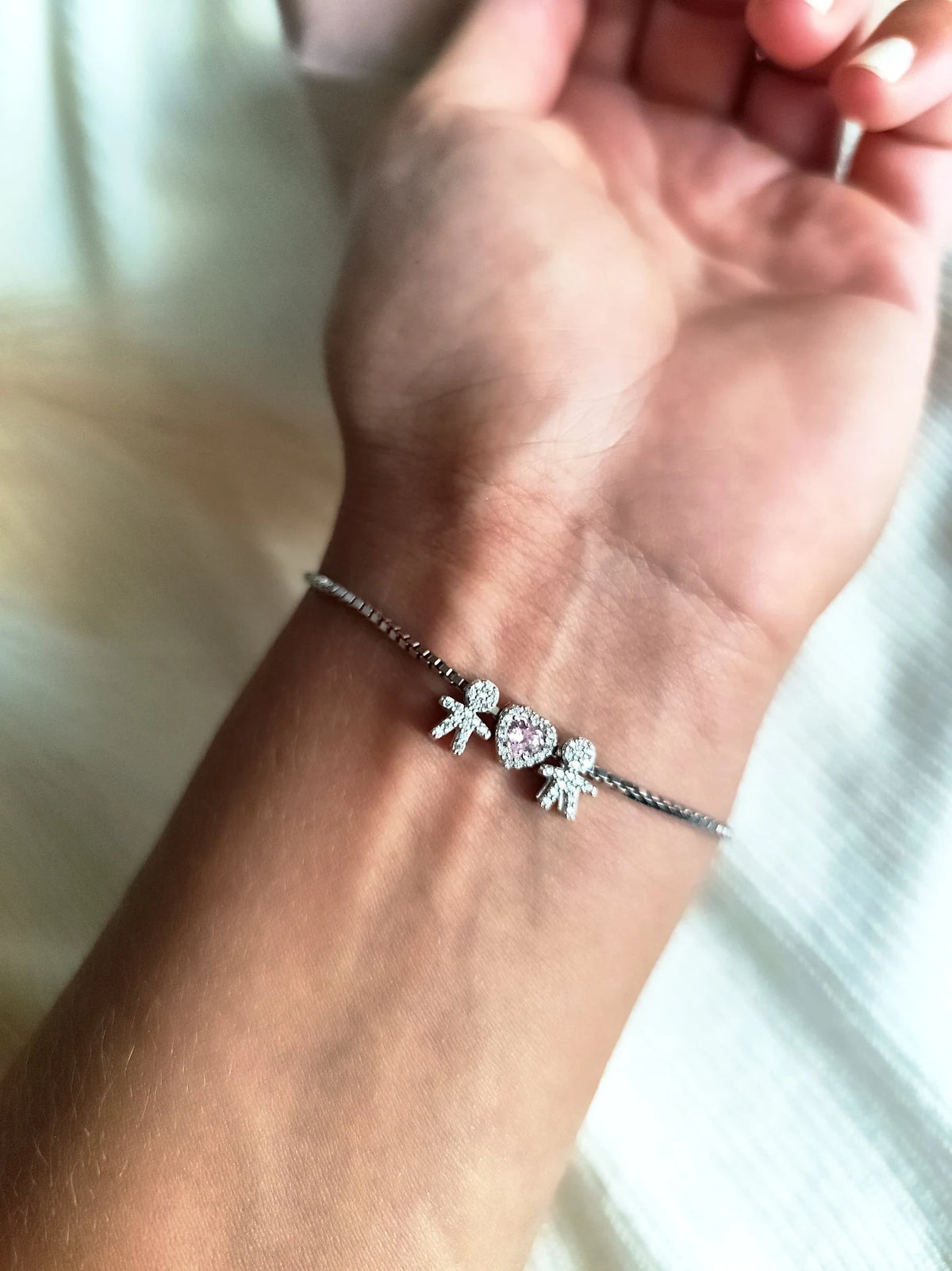 Bracciale Filo Baby Cuore
