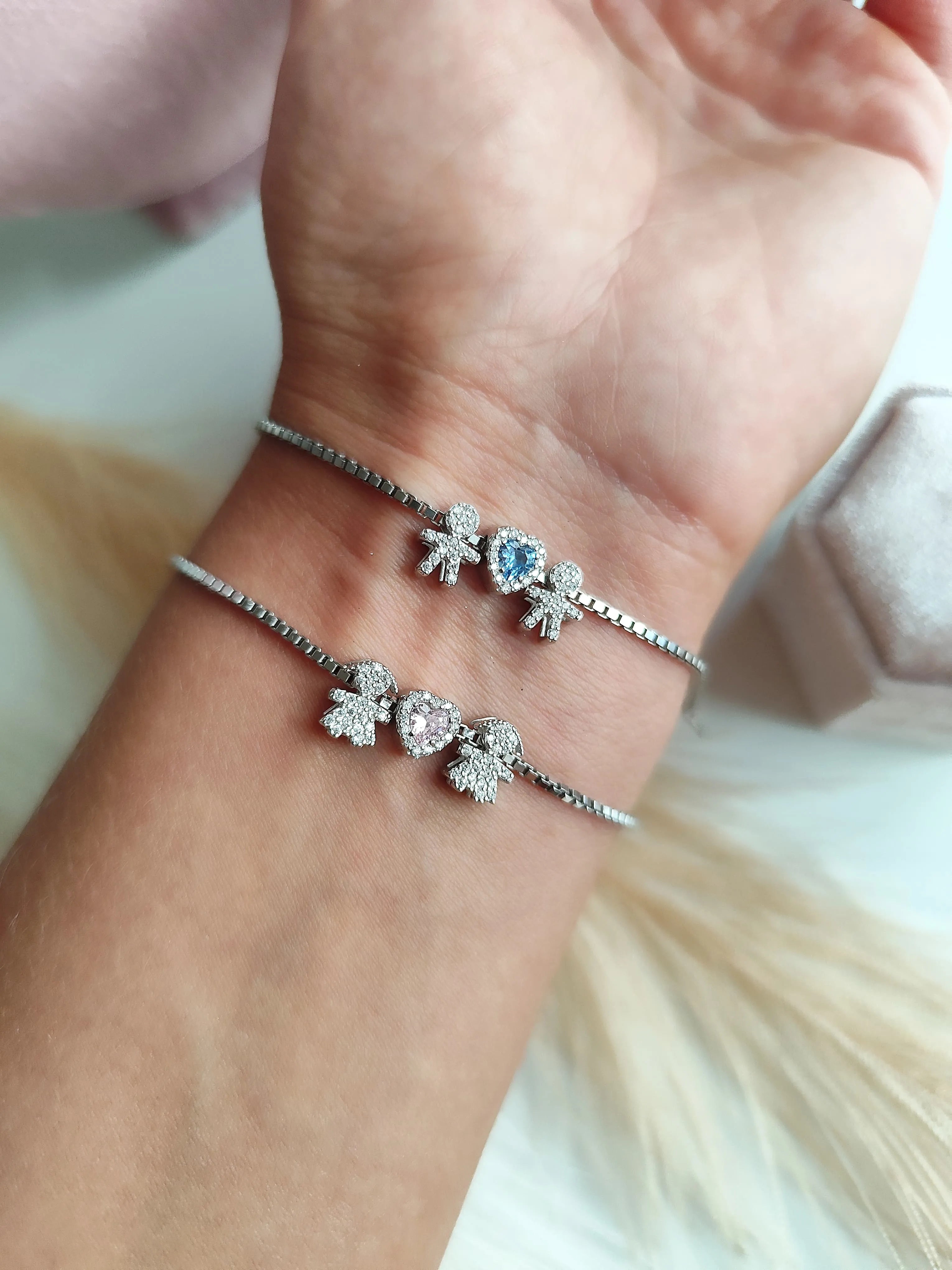 Bracciale Filo Baby Cuore