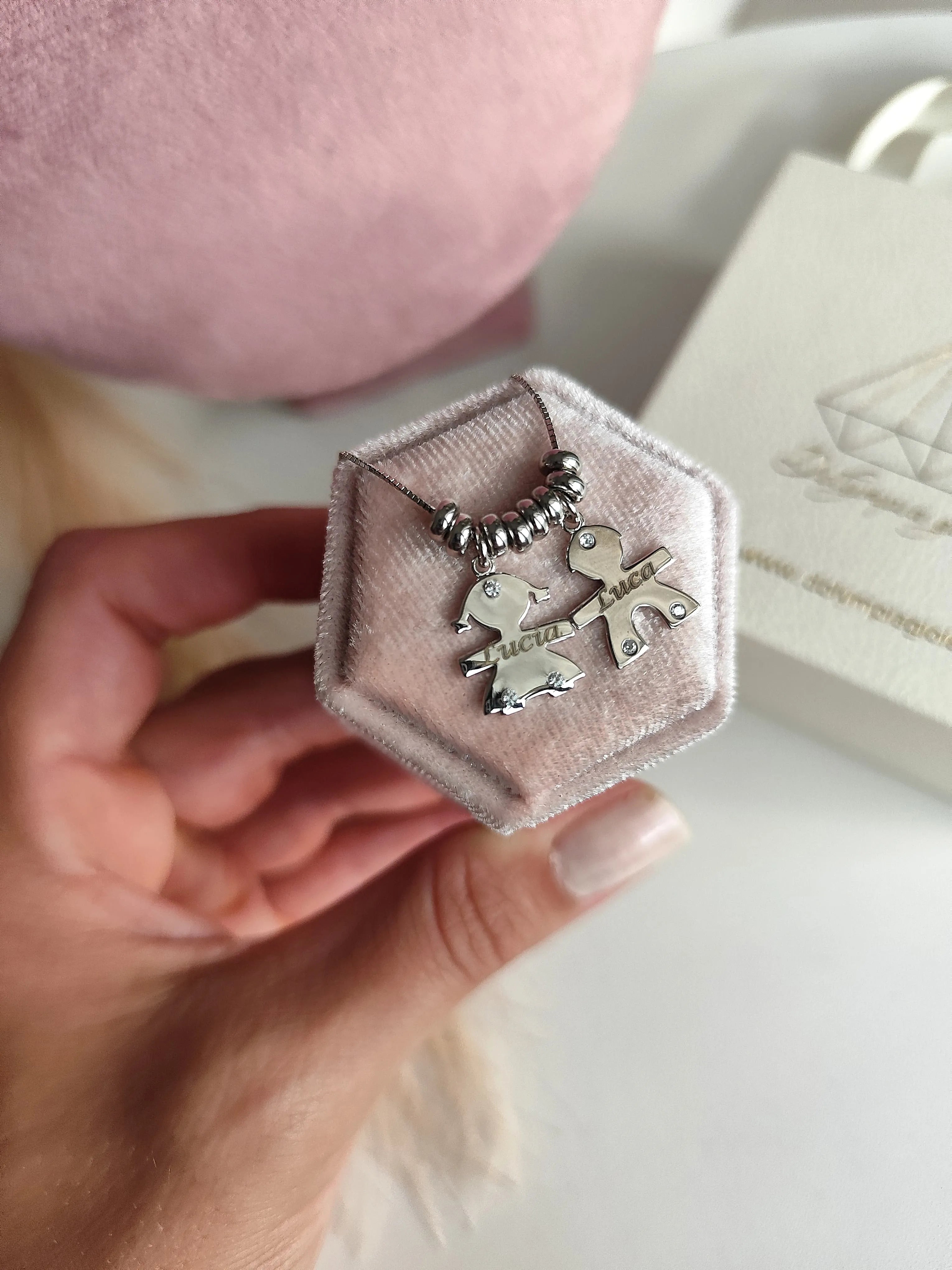 Collana Baby Argento Personalizzata