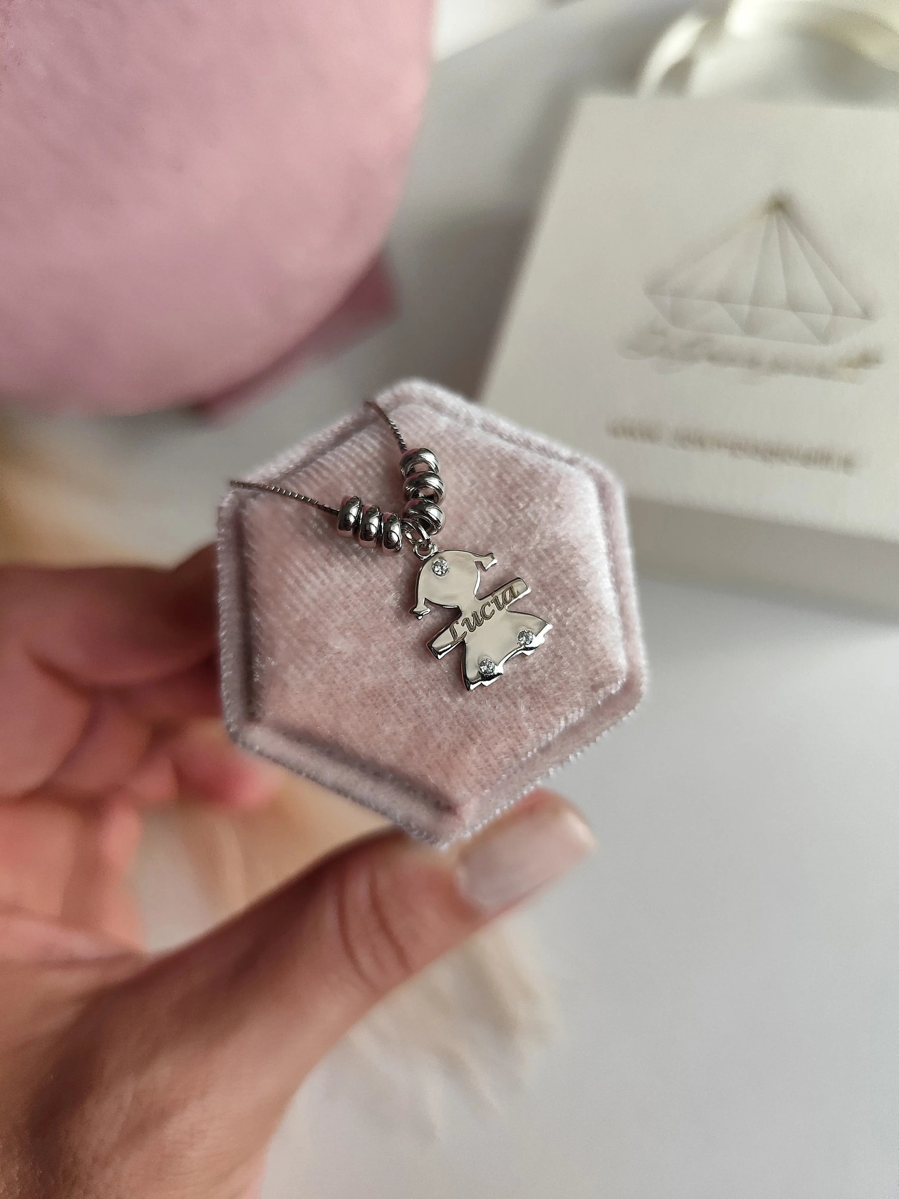 Collana Baby Argento Personalizzata